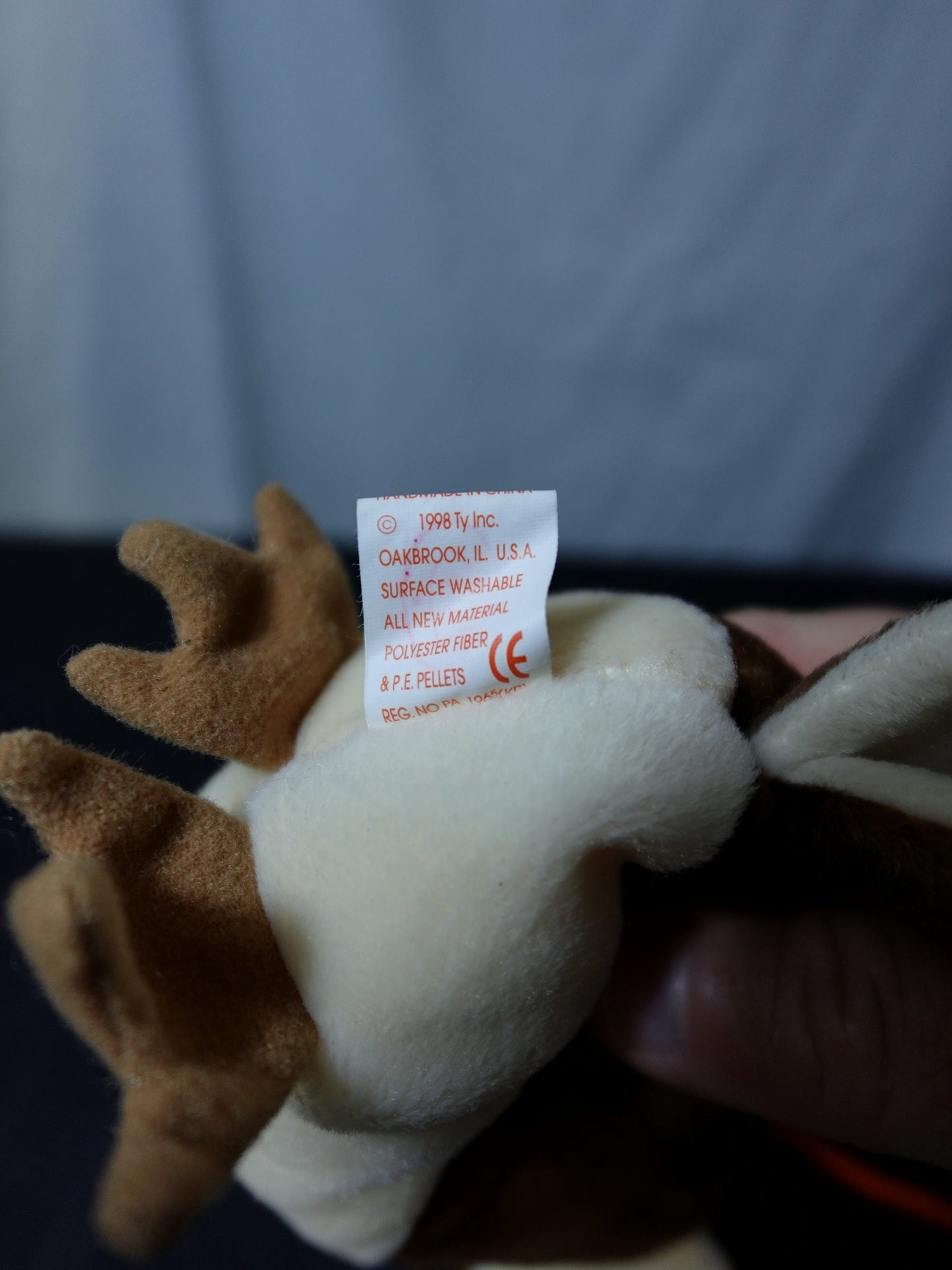 Ty Inc Wise Beanie Babies Polyester Fiber & P.E. Pellets Stuffed Animal