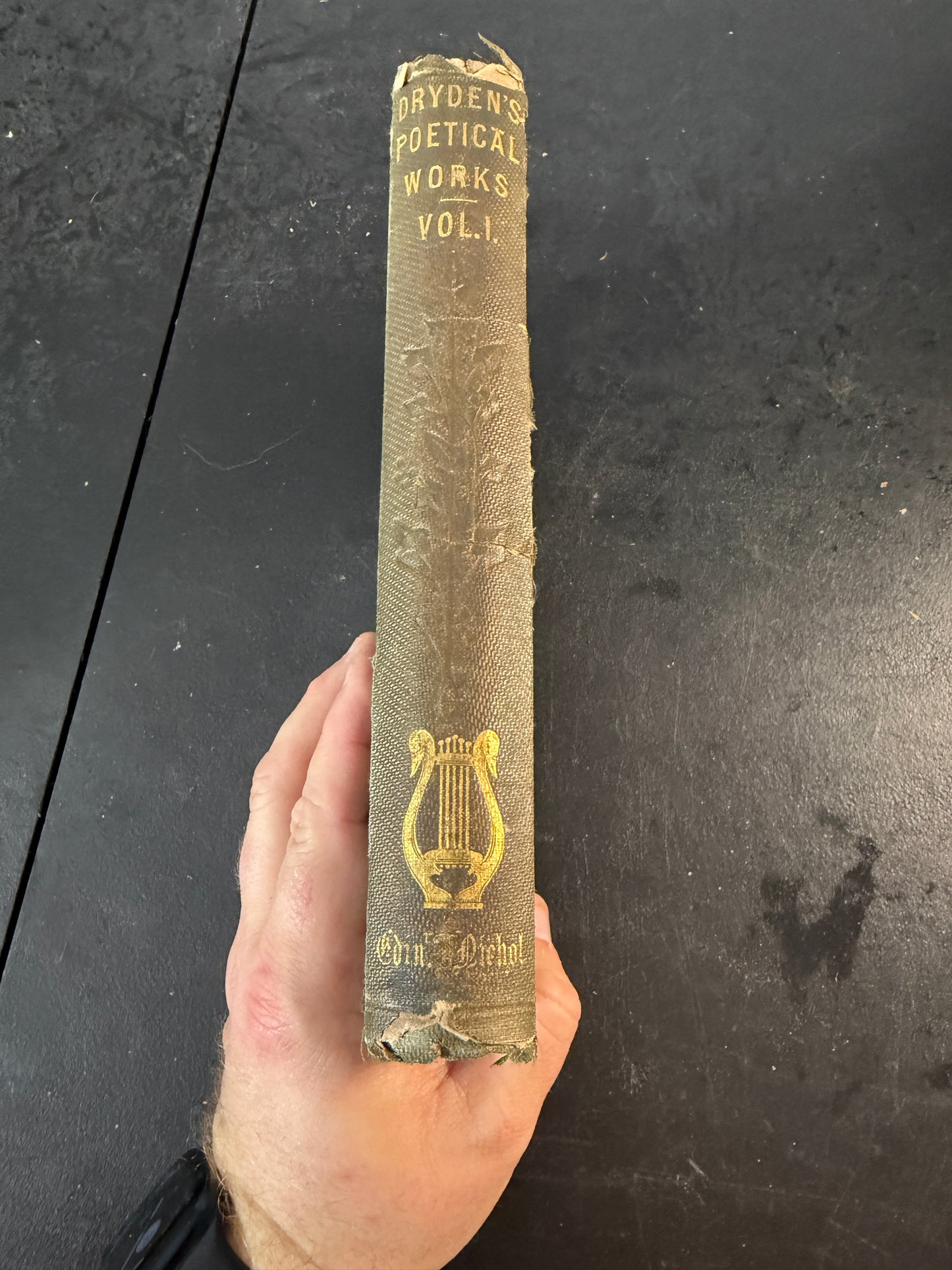 John Dryden The Poetical Works of John Dryden Volume I Hardcover Book 1854 James Nichol - photo 12