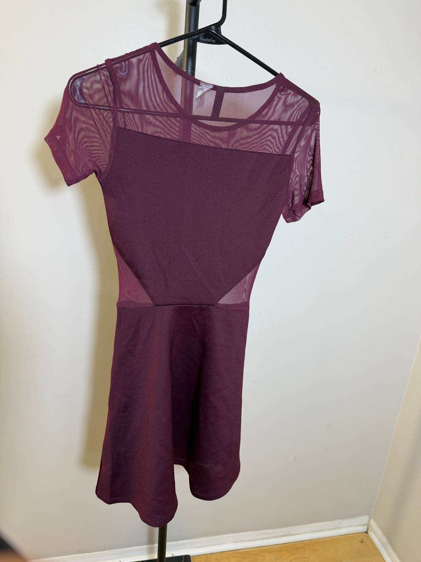 DIDDED Women's Dress Size 2 Purple Mesh - photo 3