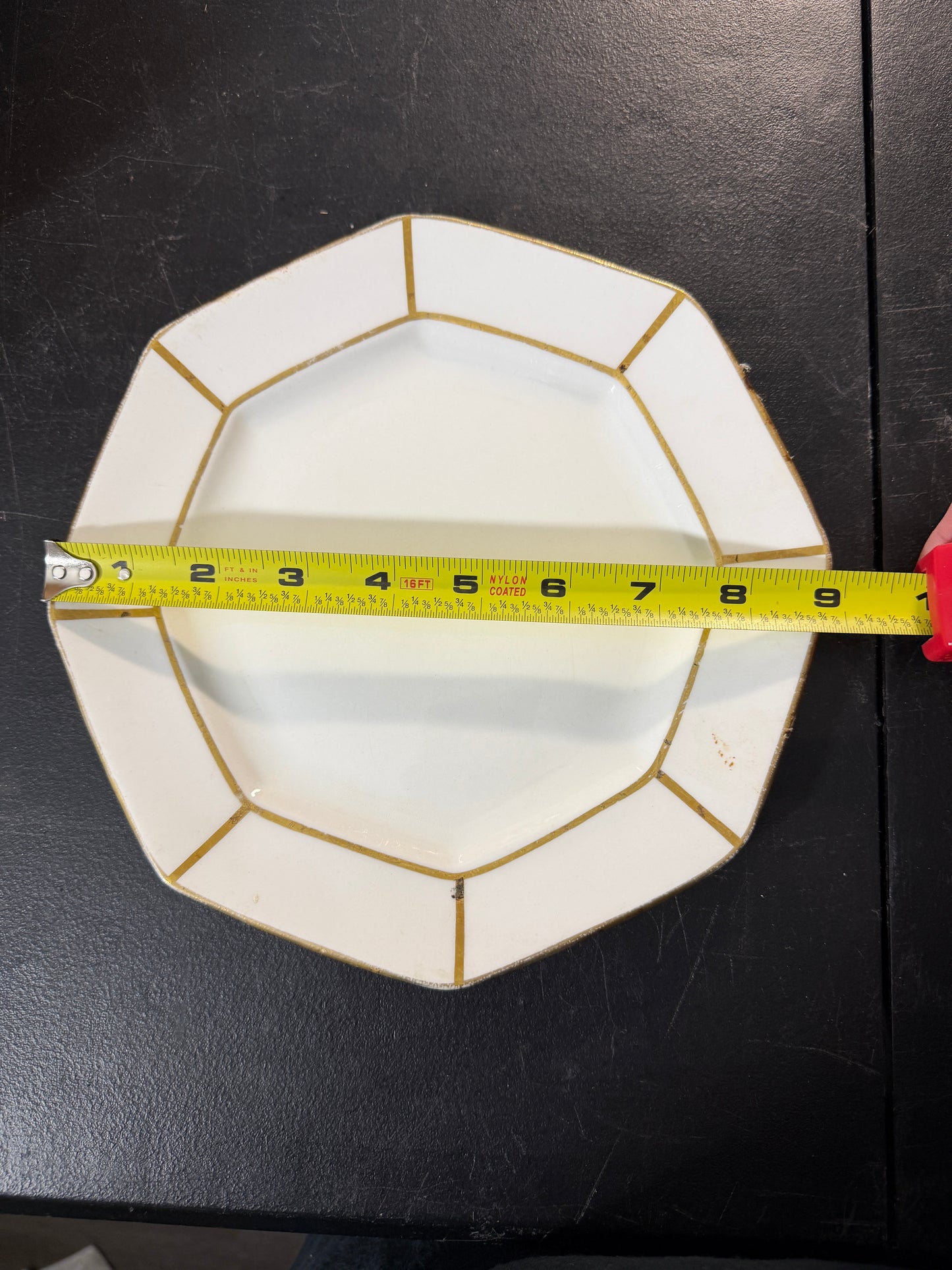 Smith Phillips Semi Porcelain Octagonal Plate 10.5 Inch Made in USA - photo 3