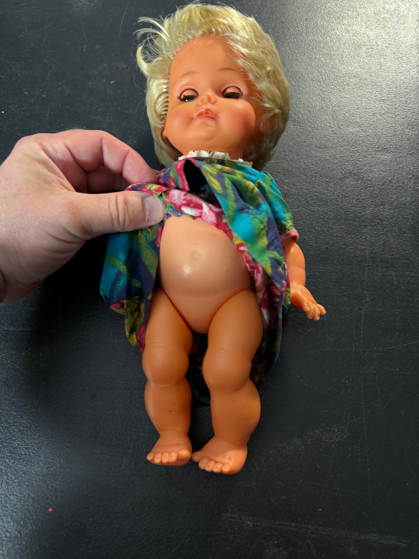 Vintage Doll with Floral Dress - photo 7
