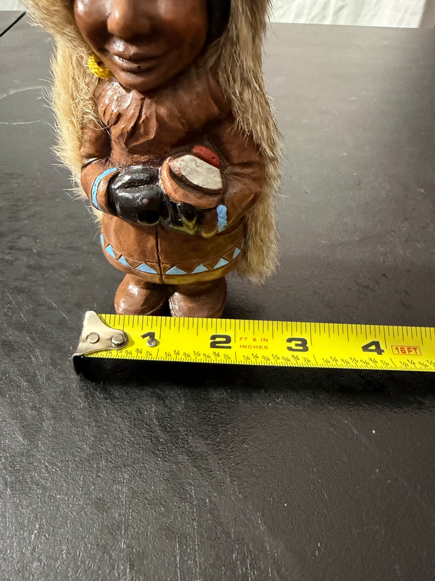 Vintage Inuit Kiana Original Nuni Doll Holding Doll With Real Fur - MDP-00472