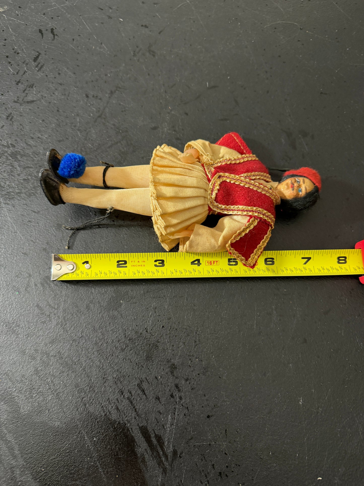 Vintage Greek Soldier Doll Tsolias Souvenir 9.5 inch - MDP-00473