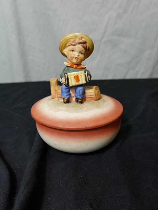 Vintage Porcelain Trinket Box