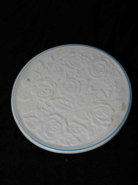 Vintage Tabletops Unlimited Victorian Rose Tea Tile 7 Trivet