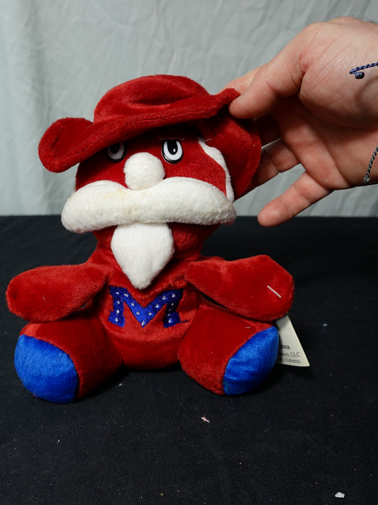 Shoney's Inc Colonel Rebel The Bean Bag Team Plush Toy 1997 Limited Edition