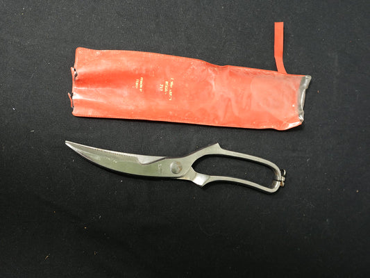 Zyliss Stainless Steel Kitchen Shears with Red Sheath