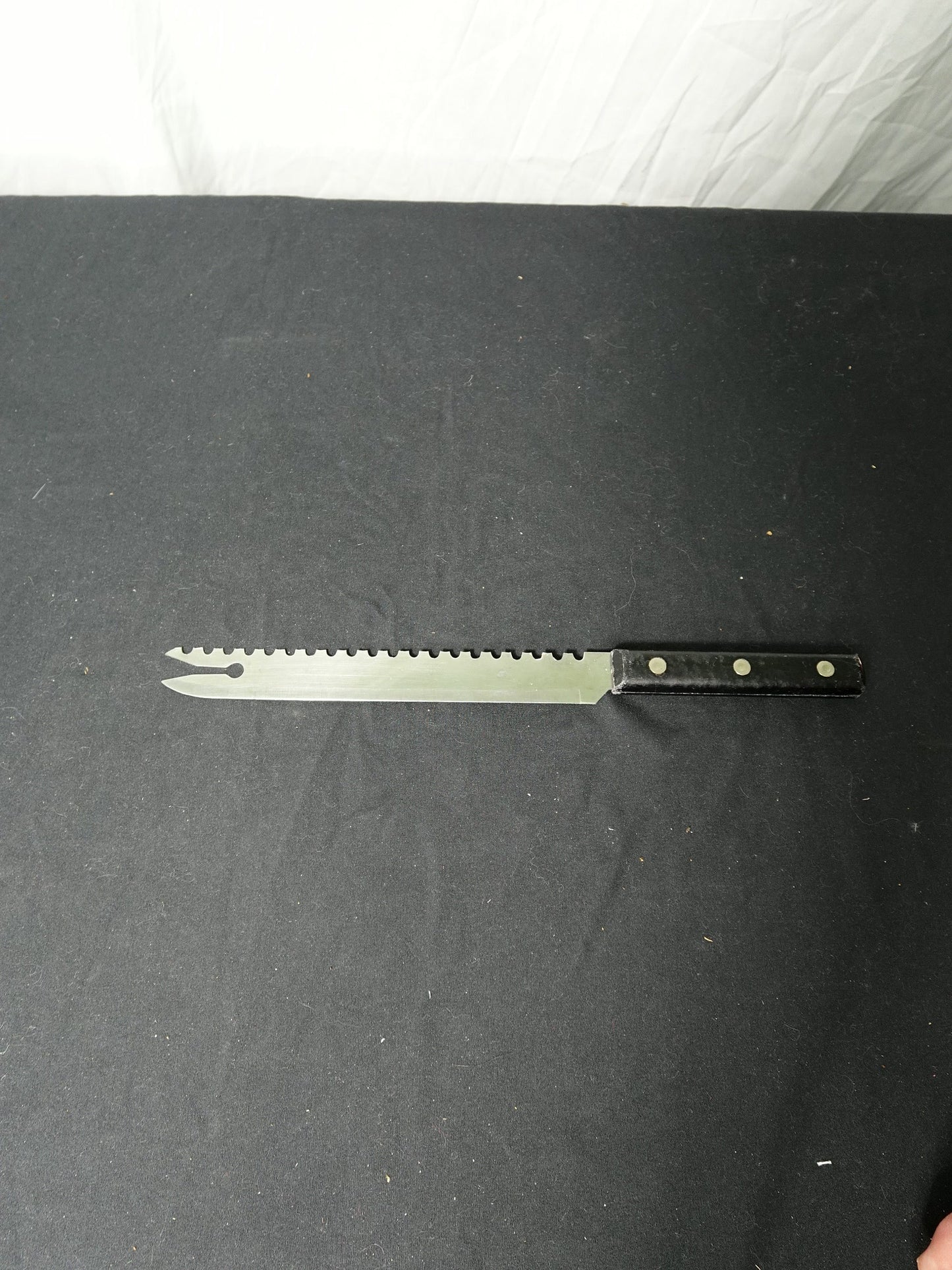Hollow Ground Stainless Steel Bread Knife Made in USA