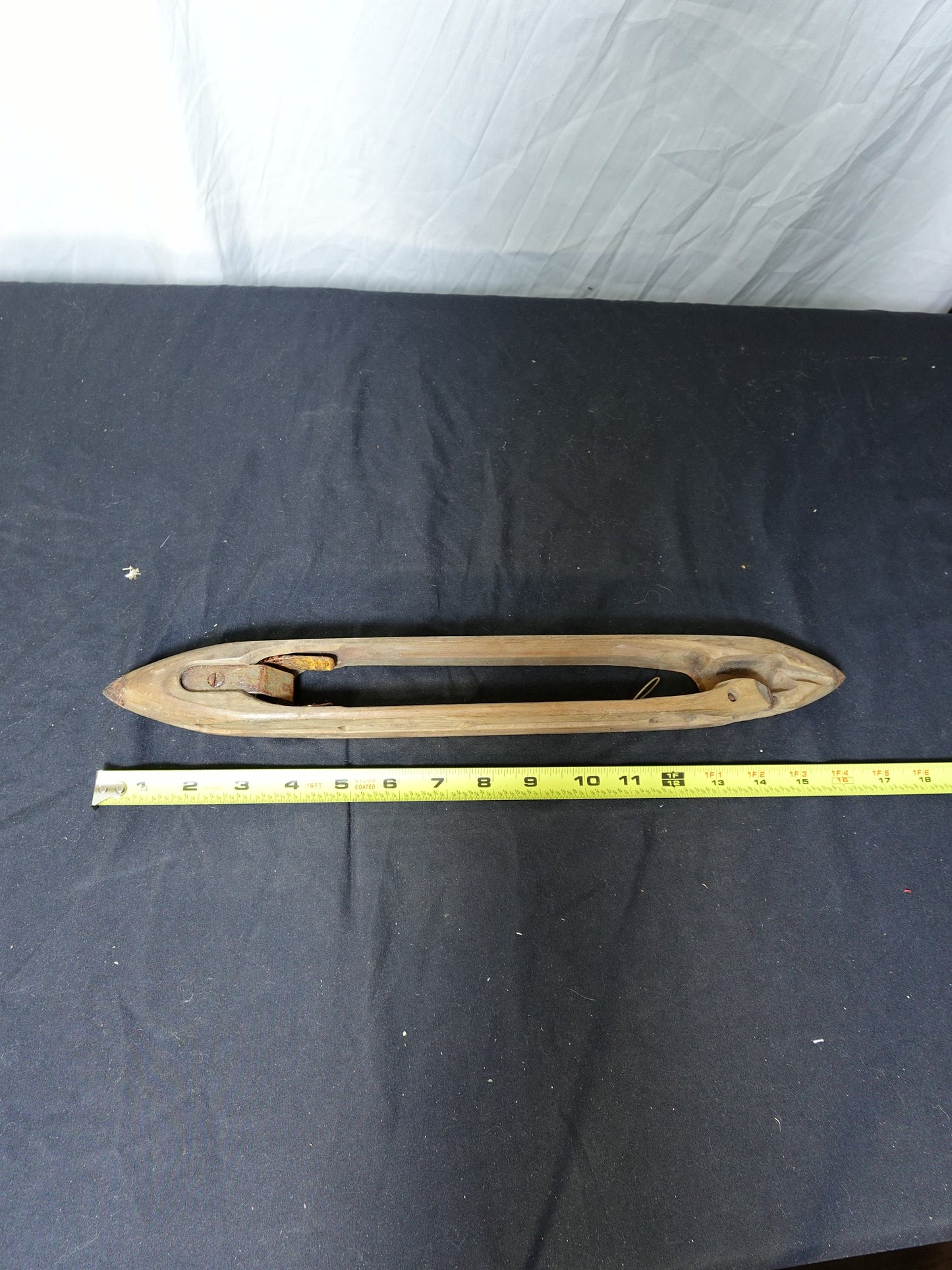 Vintage Wooden Loom Shuttle