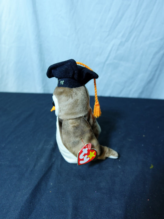 Ty Inc Wise Beanie Babies Polyester Fiber & P.E. Pellets Stuffed Animal