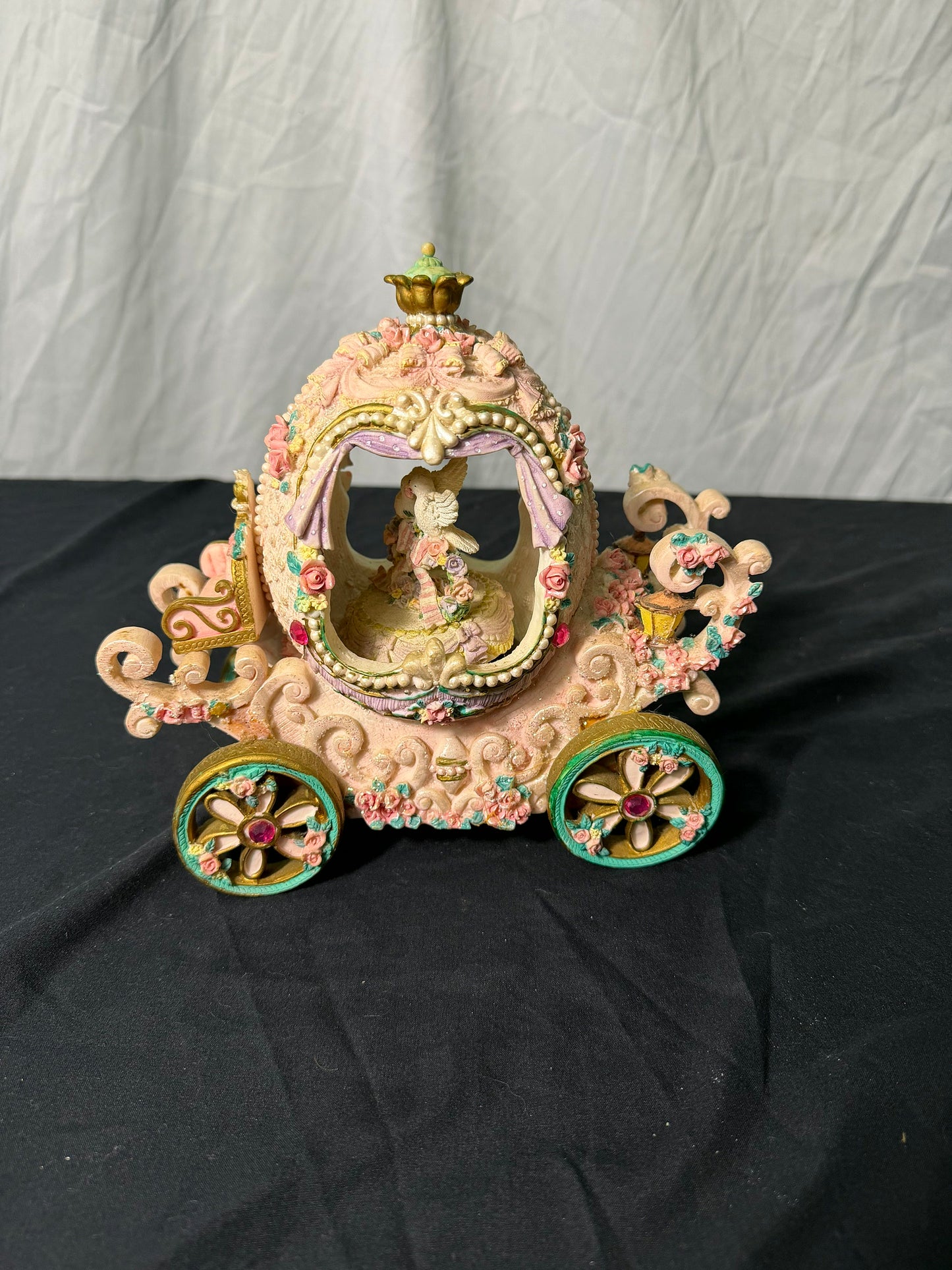 Cinderella Chariot of Fire Plastic Figurine Made in China