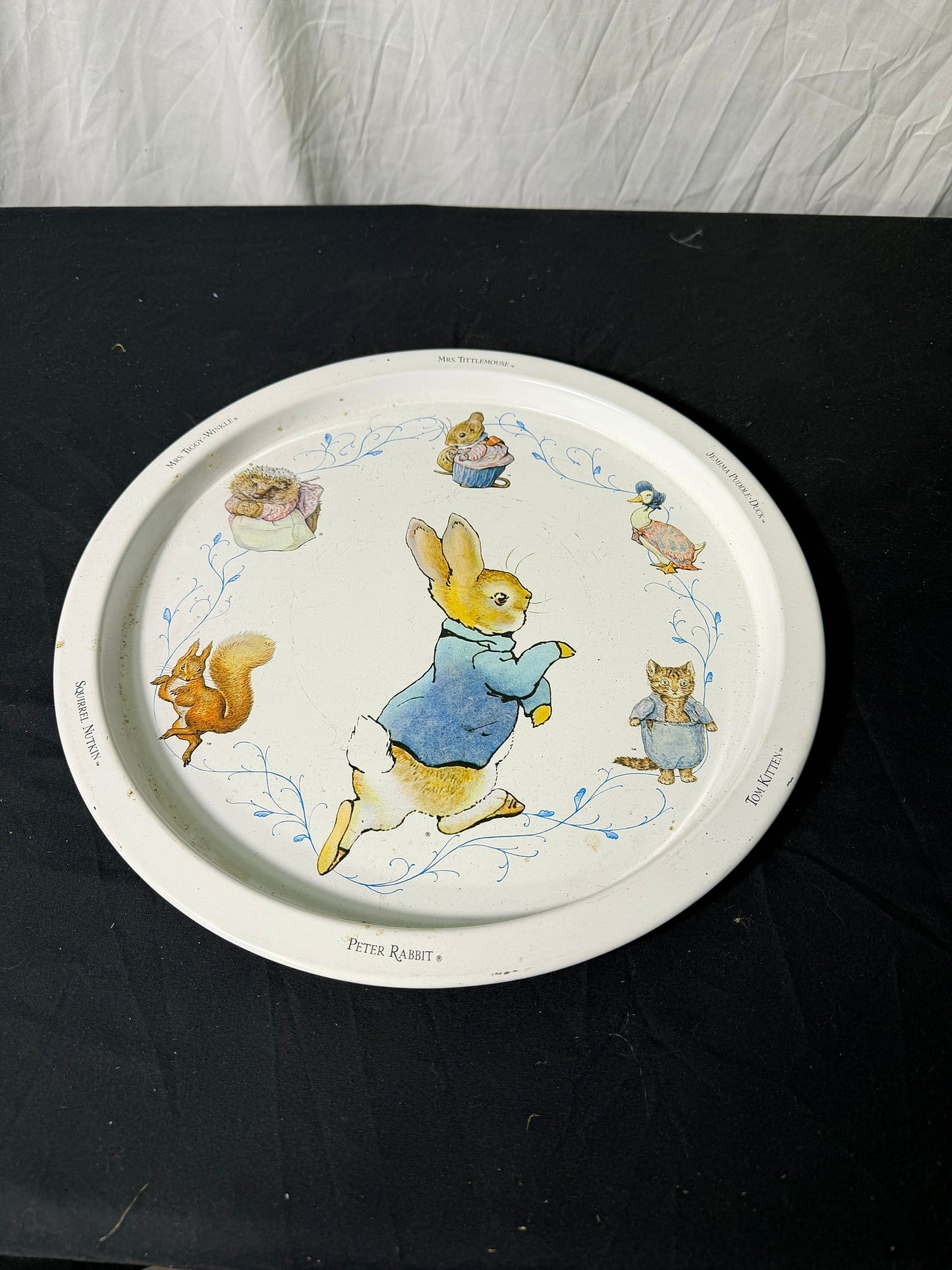 Hunkydory Designs Ltd Peter Rabbit Ceramic Decorative Plate Made in England 10.5 inches