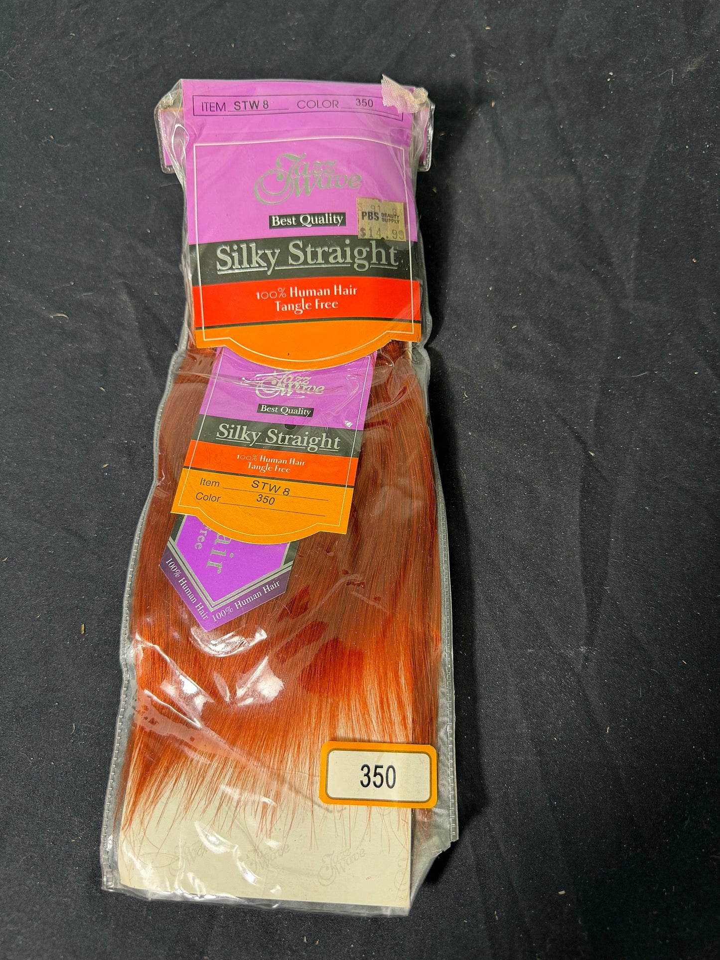 Jazz Wave Silky Straight 100% Human Hair Tangle Free Color 350 Hair Extension