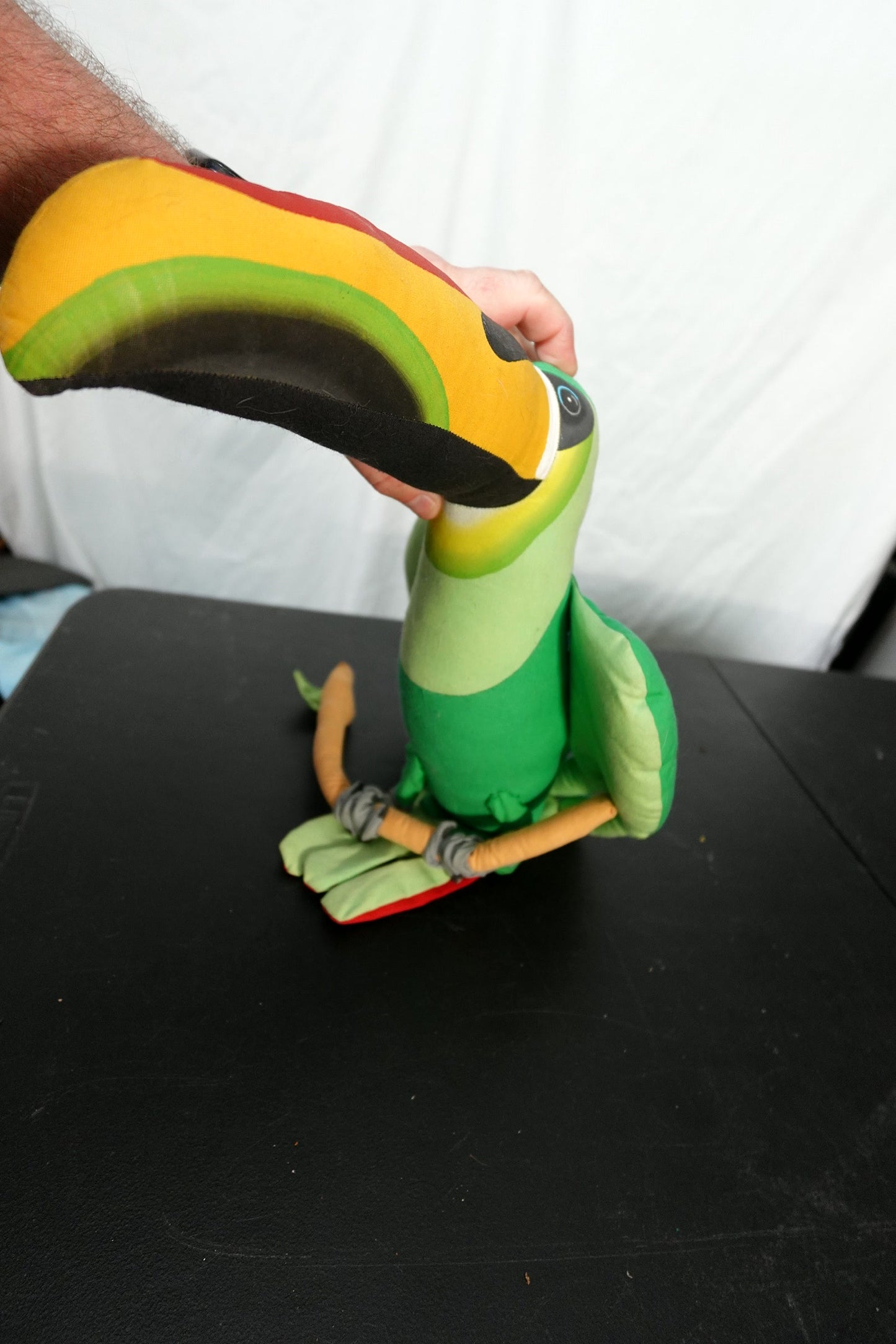 Vintage Angelitos Stuffed Hanging Tropical Toucan Plush 14 inches