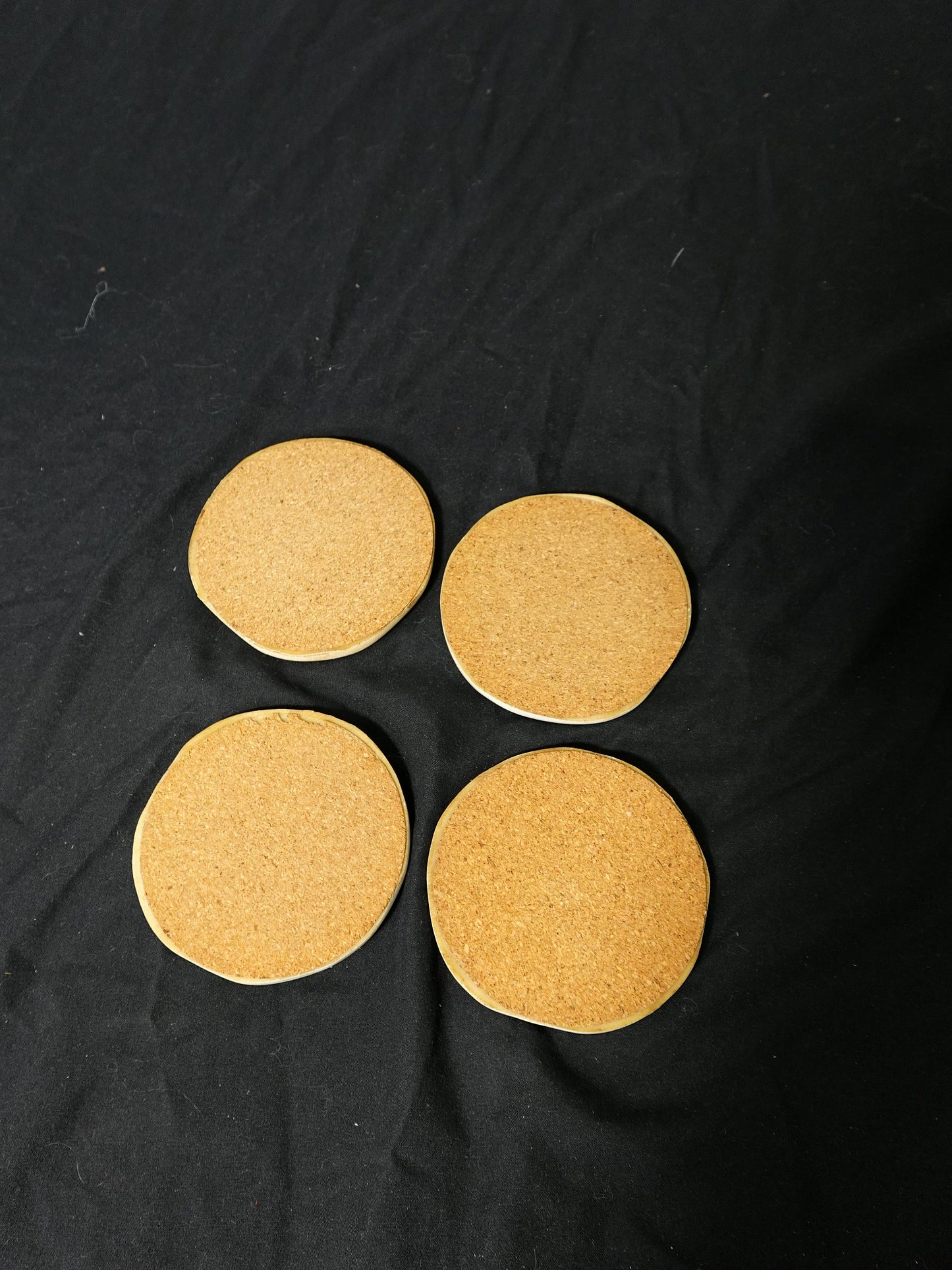 Mud Pie Thanksgiving Ceramic Coaster and Holder Set of 4