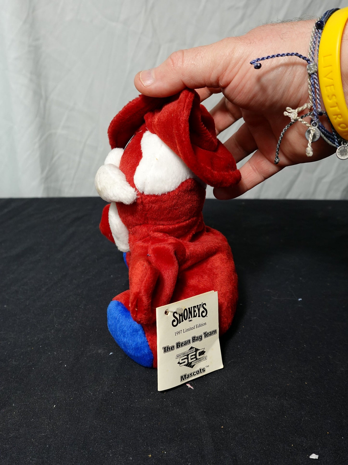 Shoney's Inc Colonel Rebel The Bean Bag Team Plush Toy 1997 Limited Edition