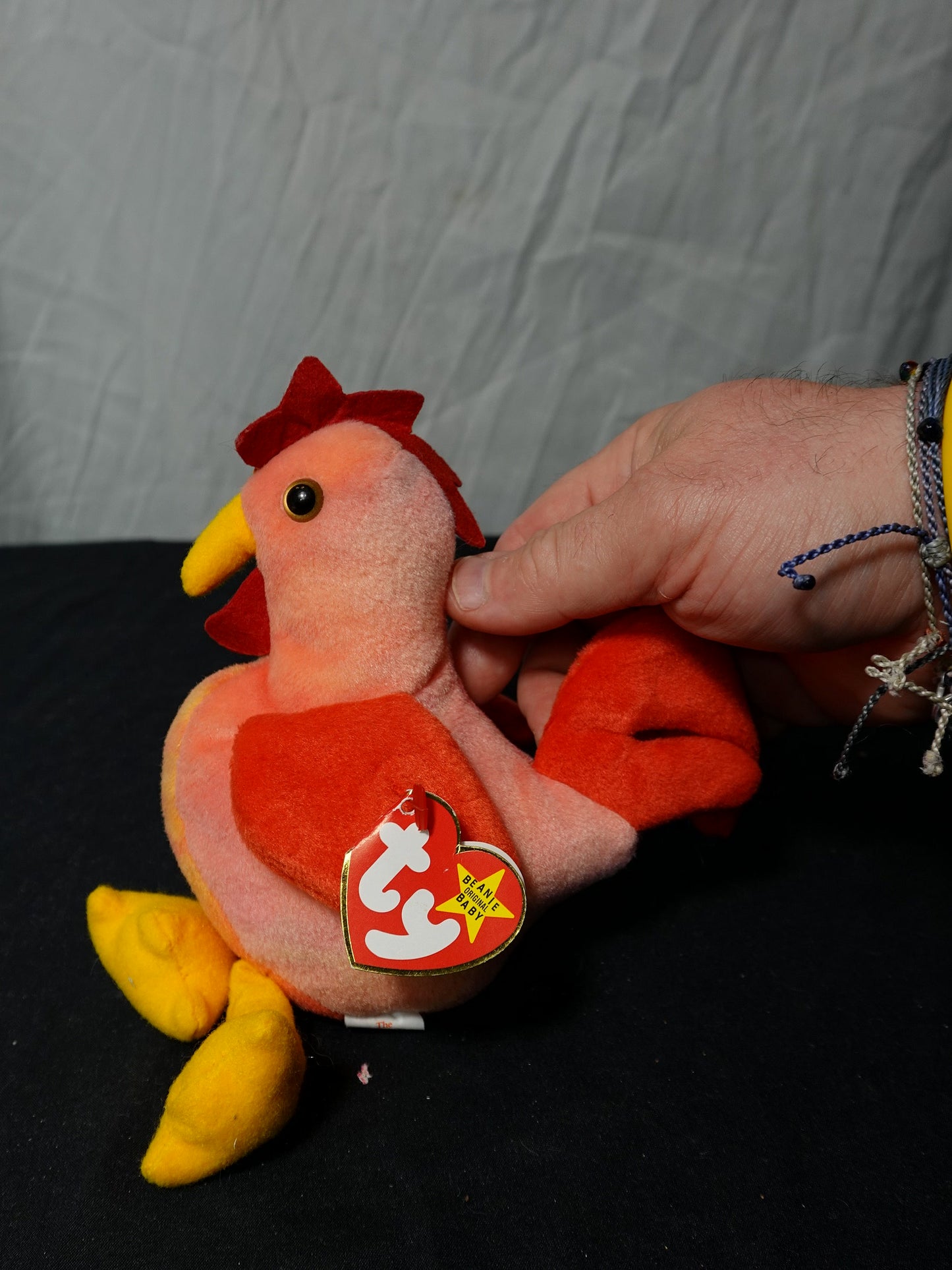 Ty Beanie Baby Strut Rooster Plush Toy