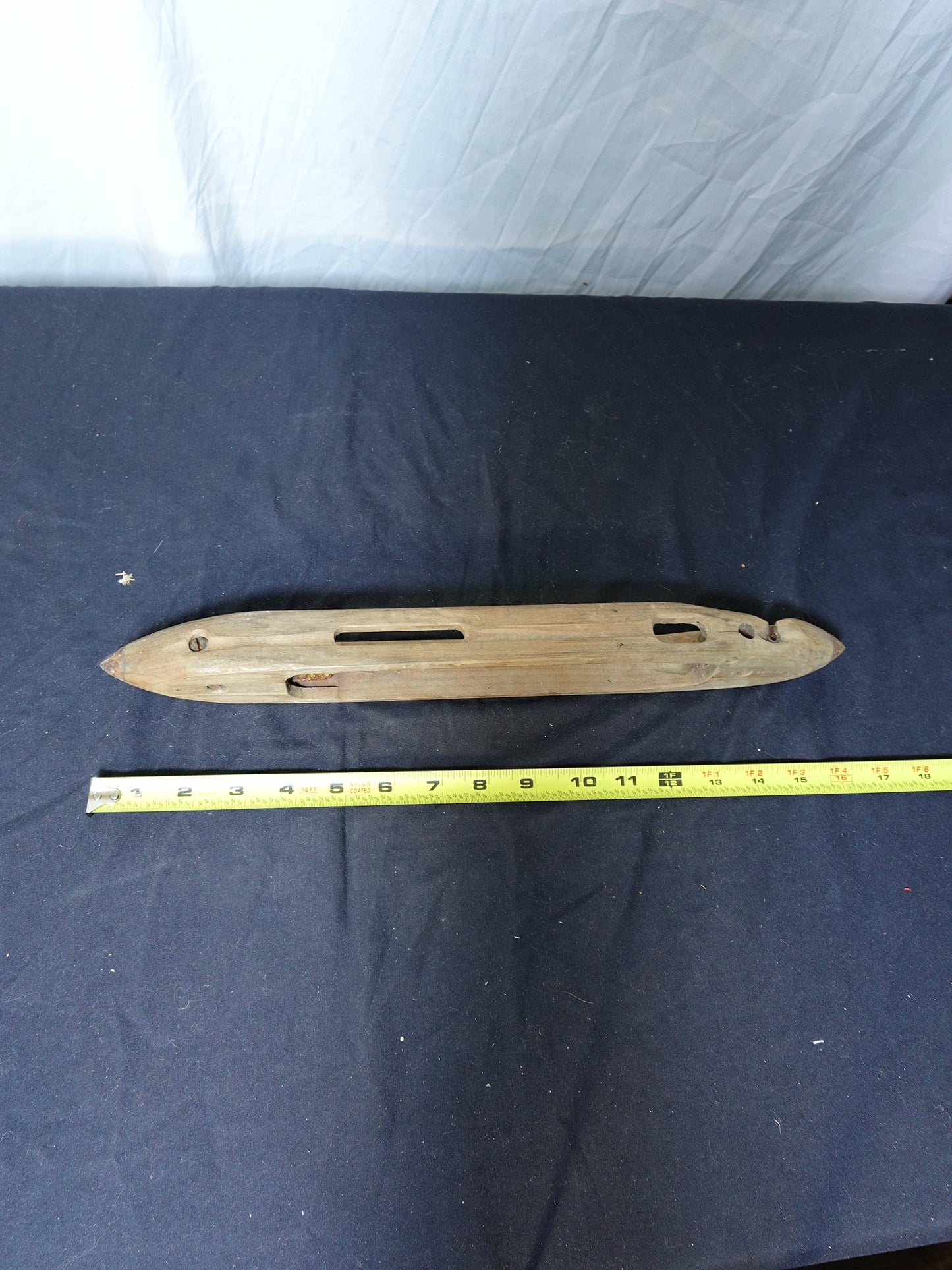 Vintage Wooden Loom Shuttle