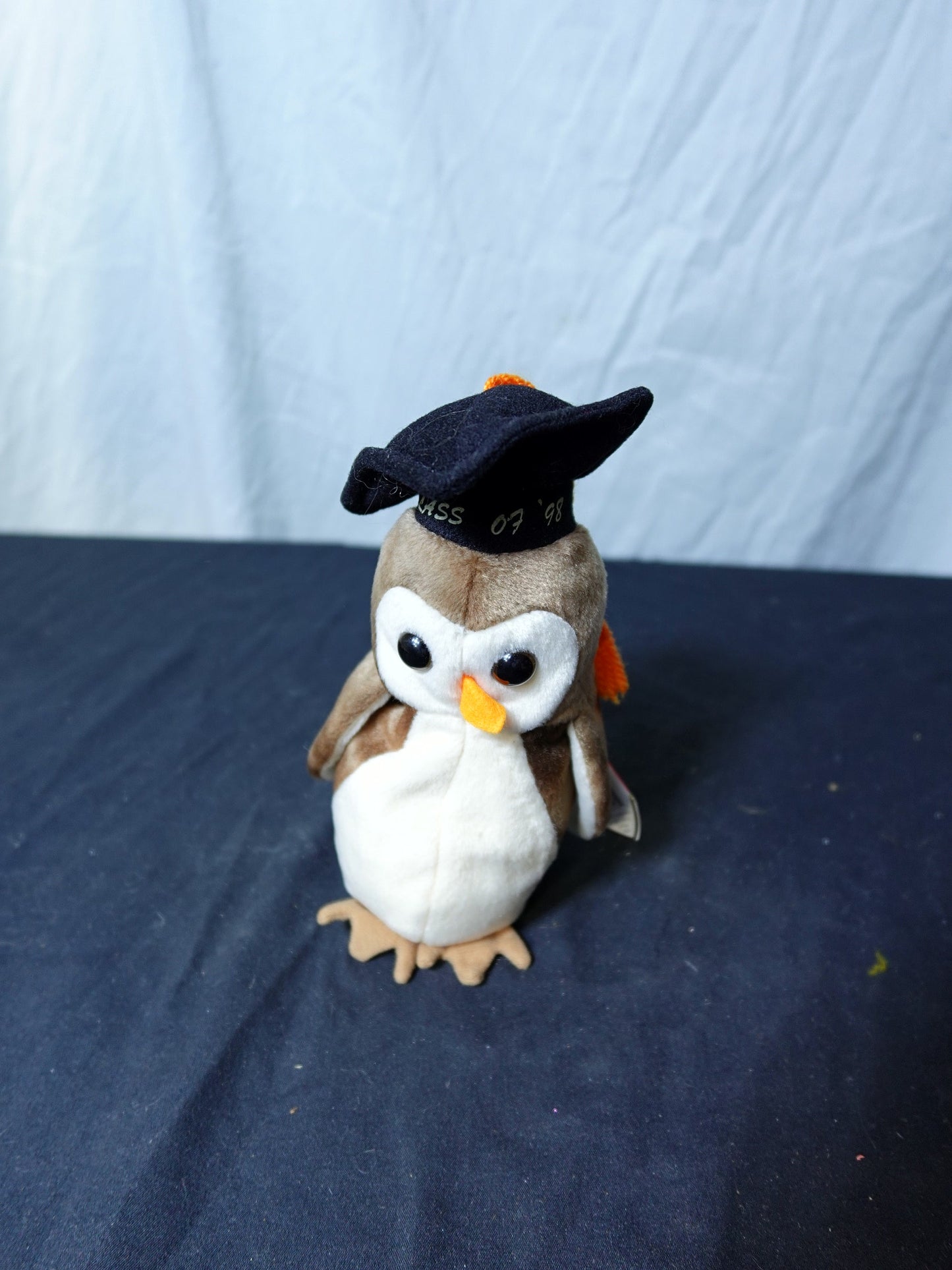 Ty Inc Wise Beanie Babies Polyester Fiber & P.E. Pellets Stuffed Animal