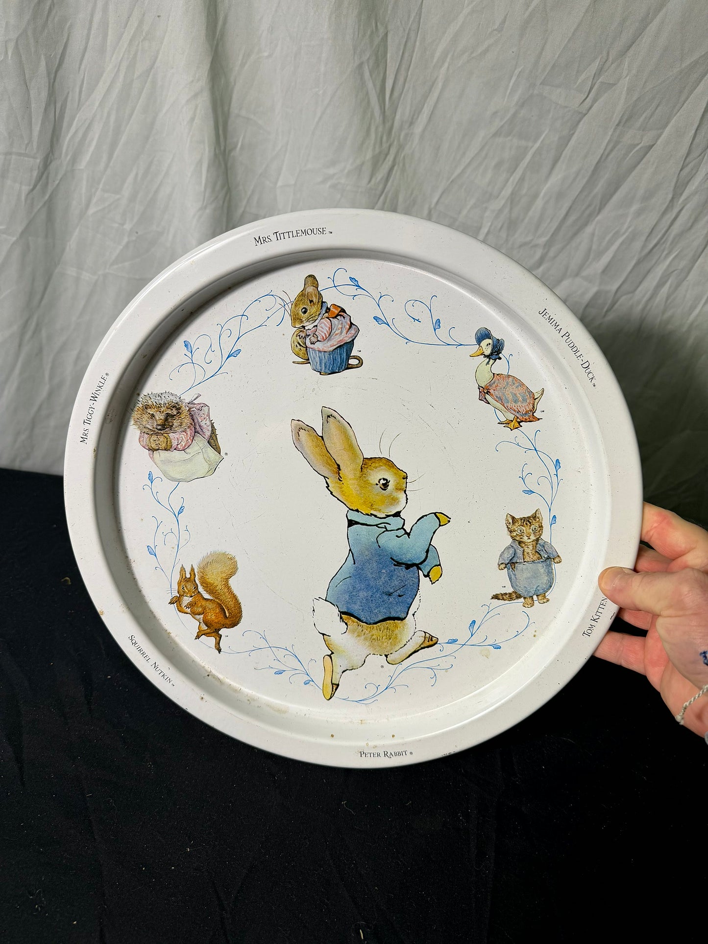 Hunkydory Designs Ltd Peter Rabbit Ceramic Decorative Plate Made in England 10.5 inches