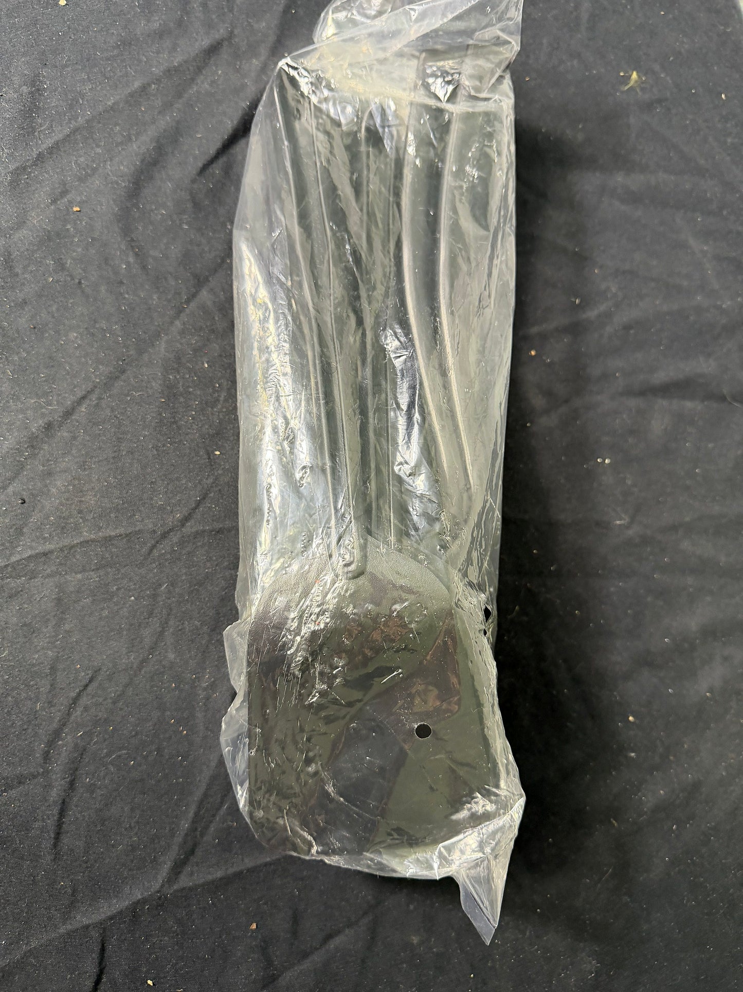 Set of 6 Black Plastic Serving Utensils