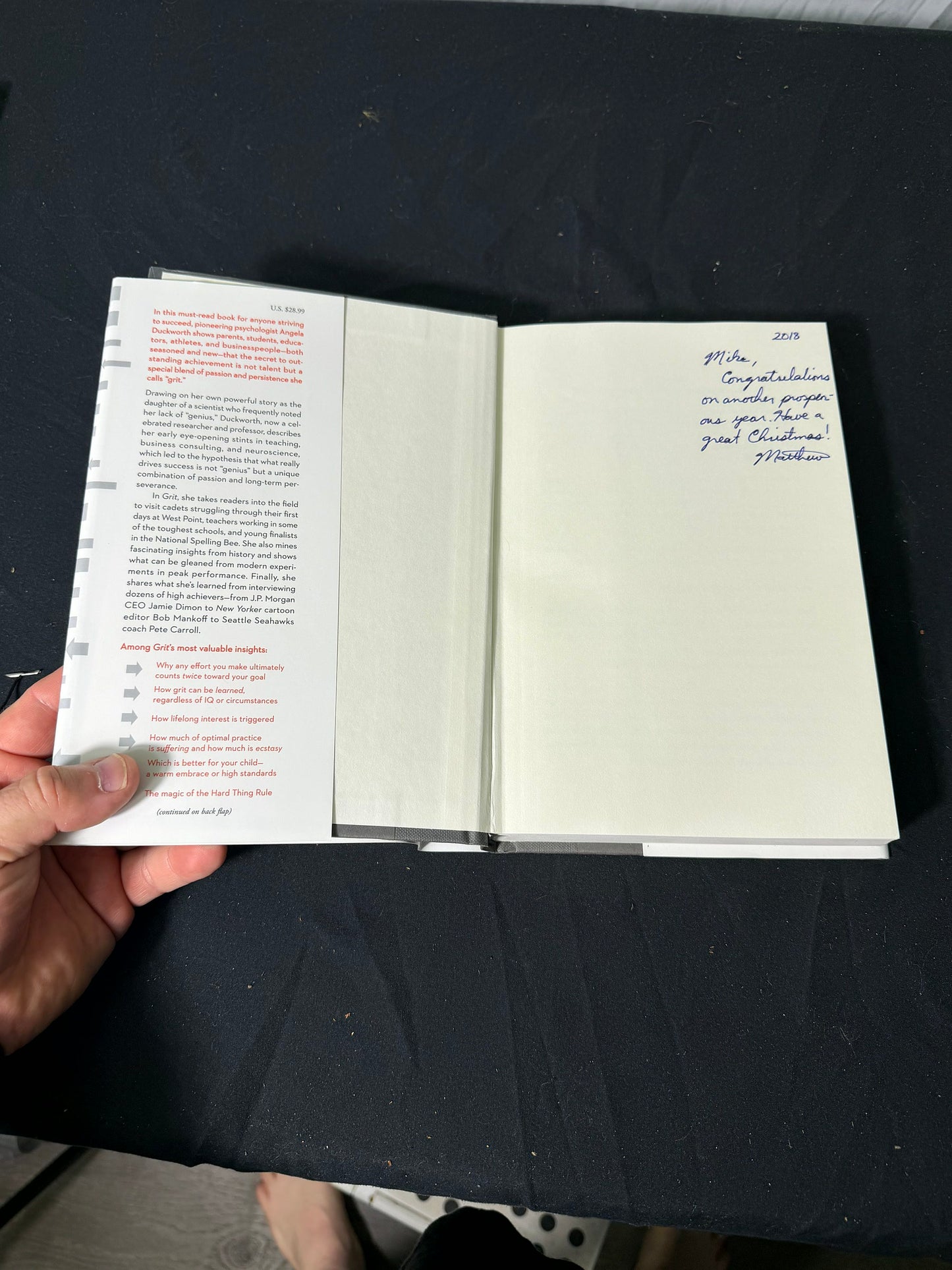 Scribner Grit: The Power of Passion and Perseverance by Paper Hardcover Book