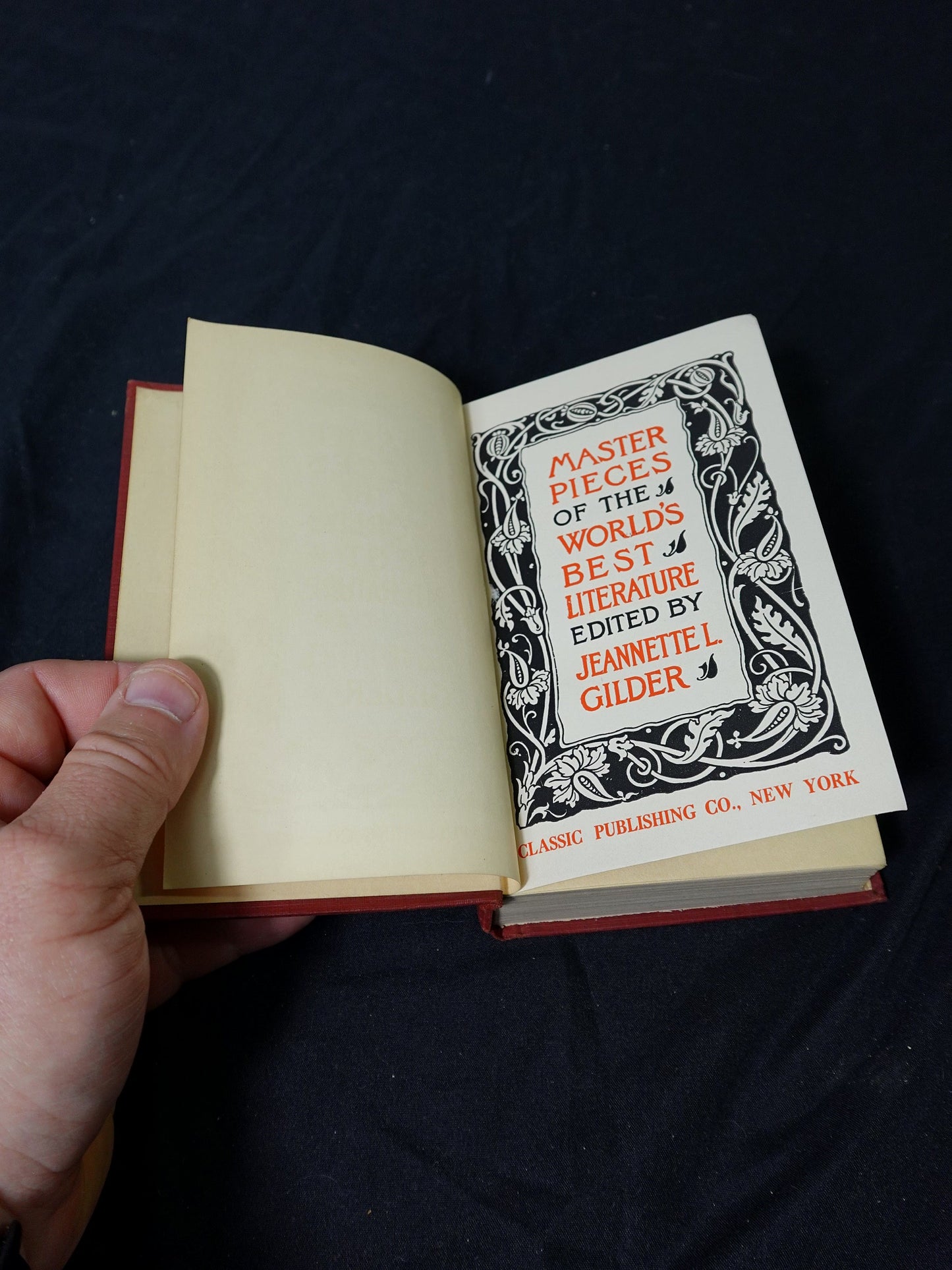 Masterpieces of the World's Best Literature Vol 8 1903 Hardcover