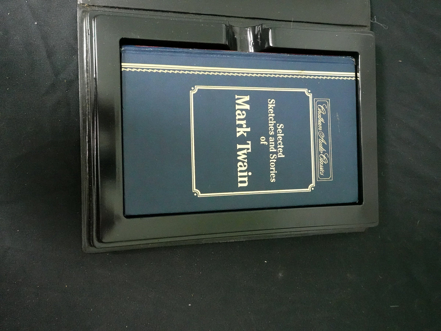 Vintage Mark Twain Selected Sketches and Stories of Mark Twain Illustrated Book with 3 Cassettes by Chatham Audio