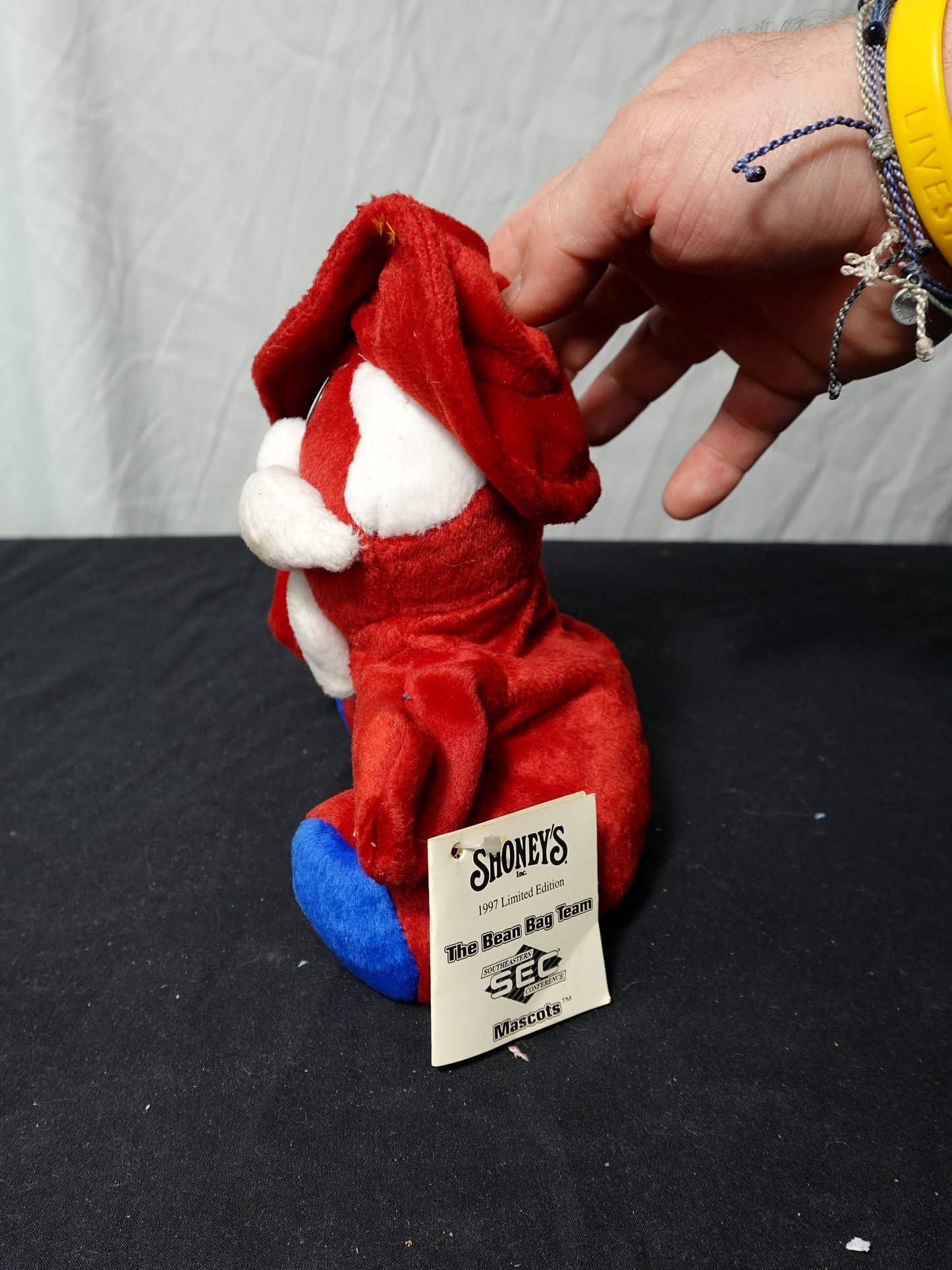 Shoney's Inc Colonel Rebel The Bean Bag Team Plush Toy 1997 Limited Edition