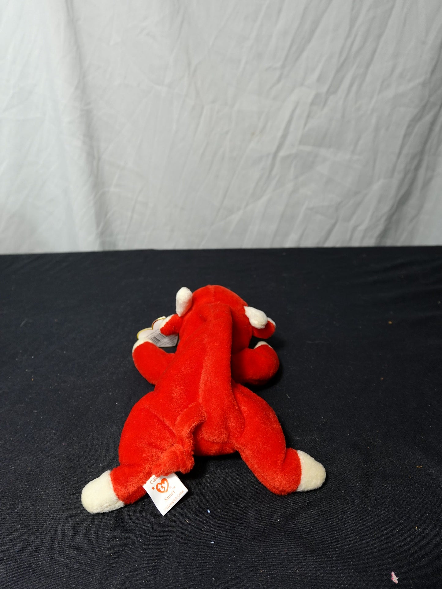 Ty Beanie Baby Snort Red Bull Plush Toy