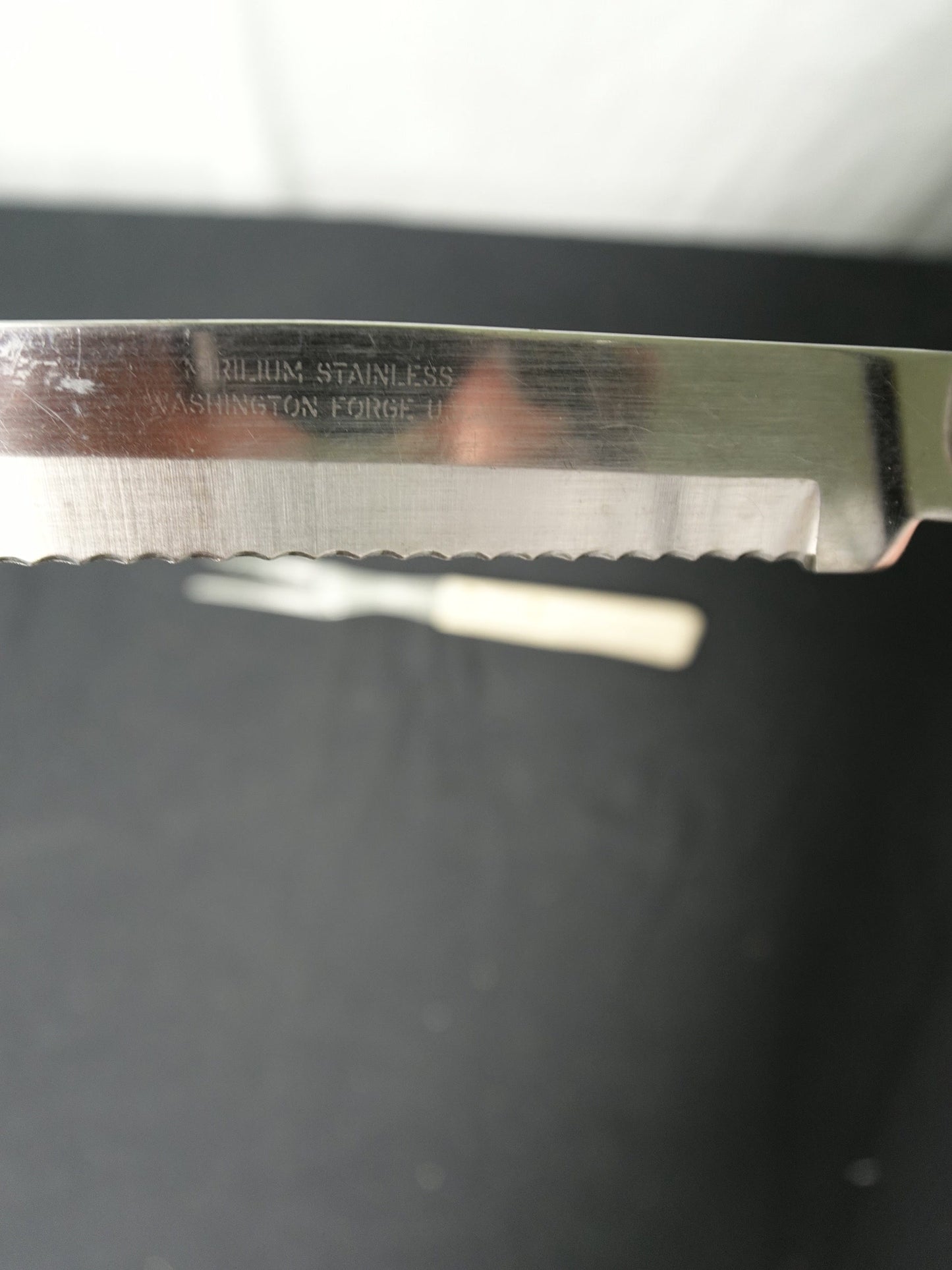 Washington Forge Carving Knife and Fork Set Stainless Steel