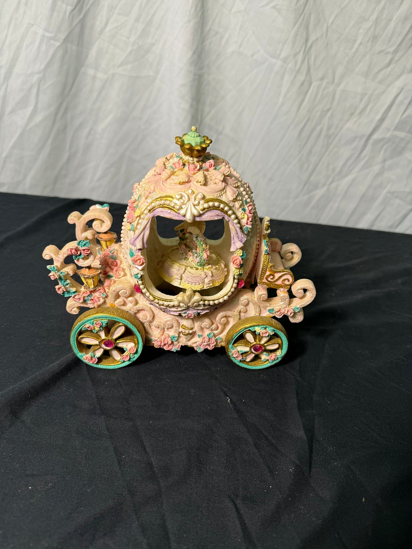 Cinderella Chariot of Fire Plastic Figurine Made in China