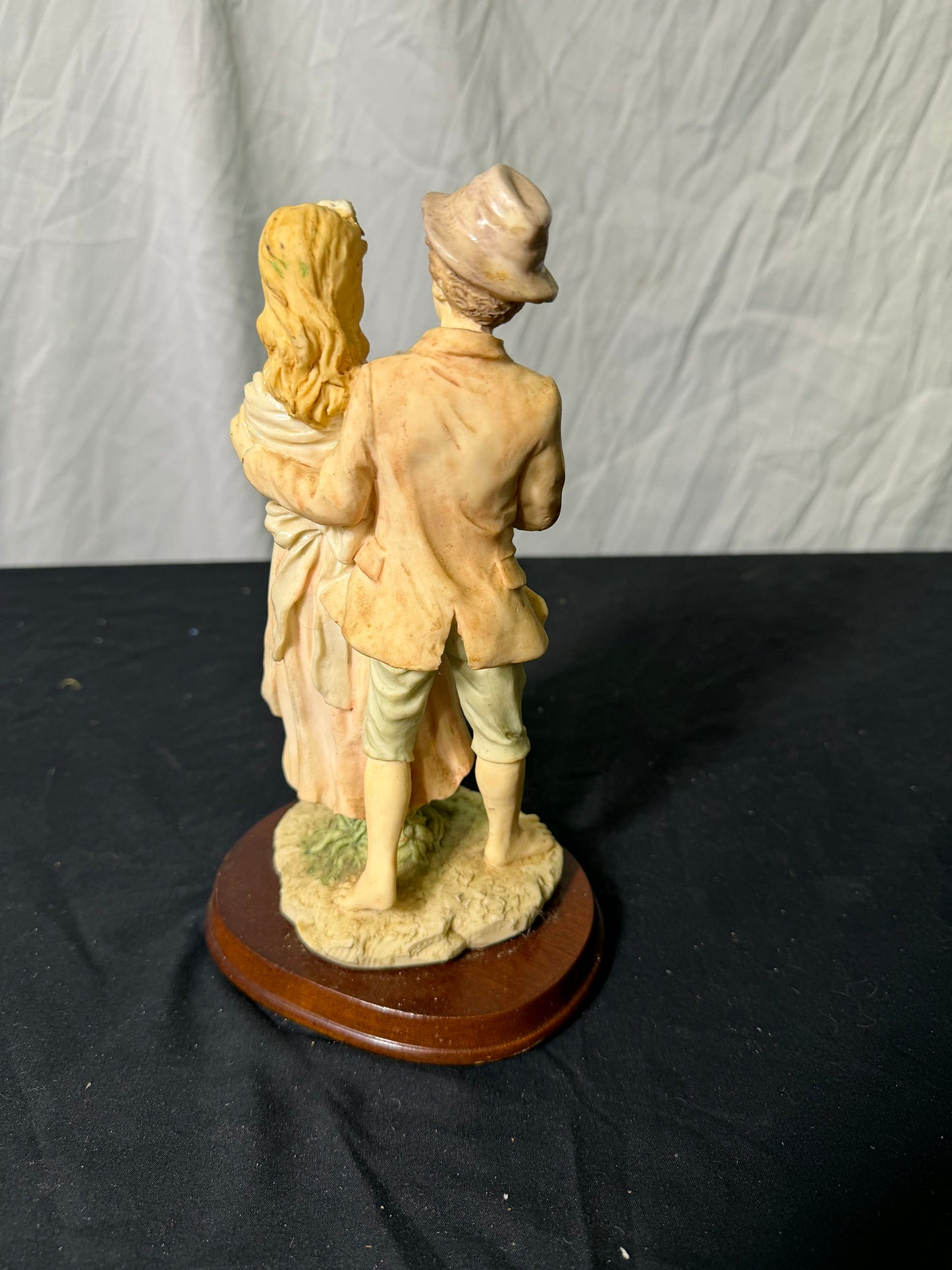 Vintage Satsuma Ceramic Couple Figurine