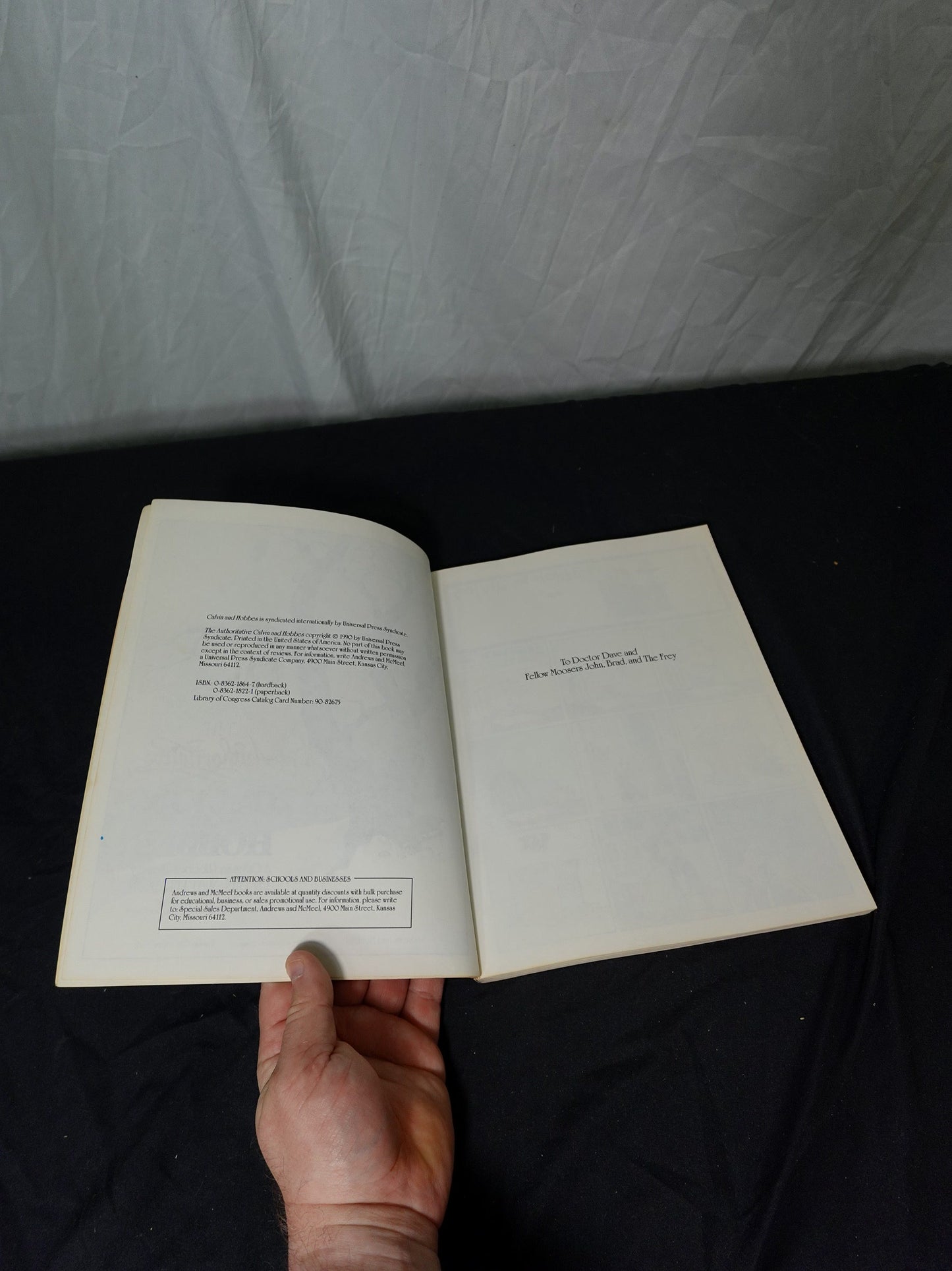 The Authoritative Calvin and Hobbes Bill Watterson 1990 Book