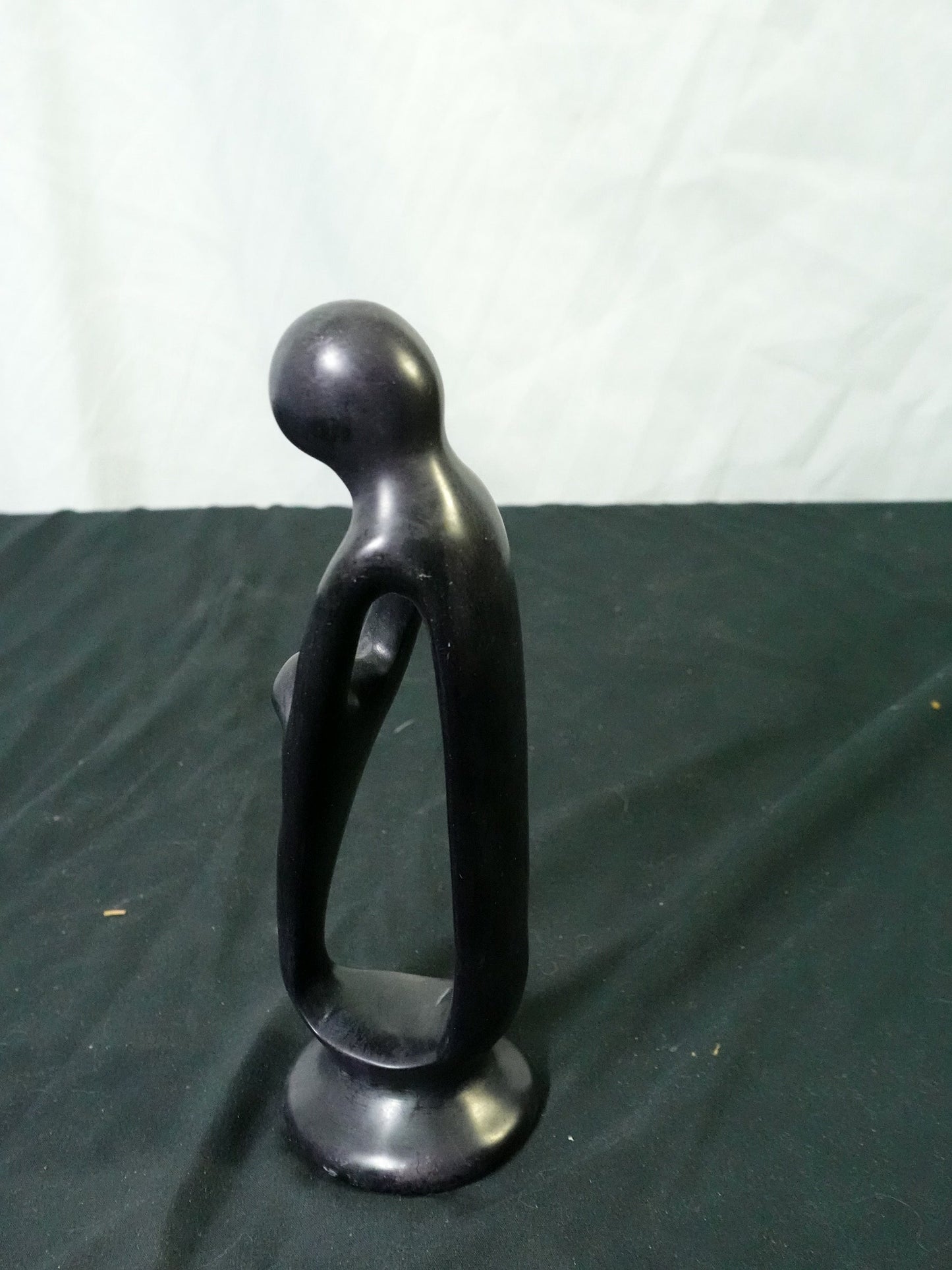 Hand Carved Soapstone Mother and Child Sculpture
