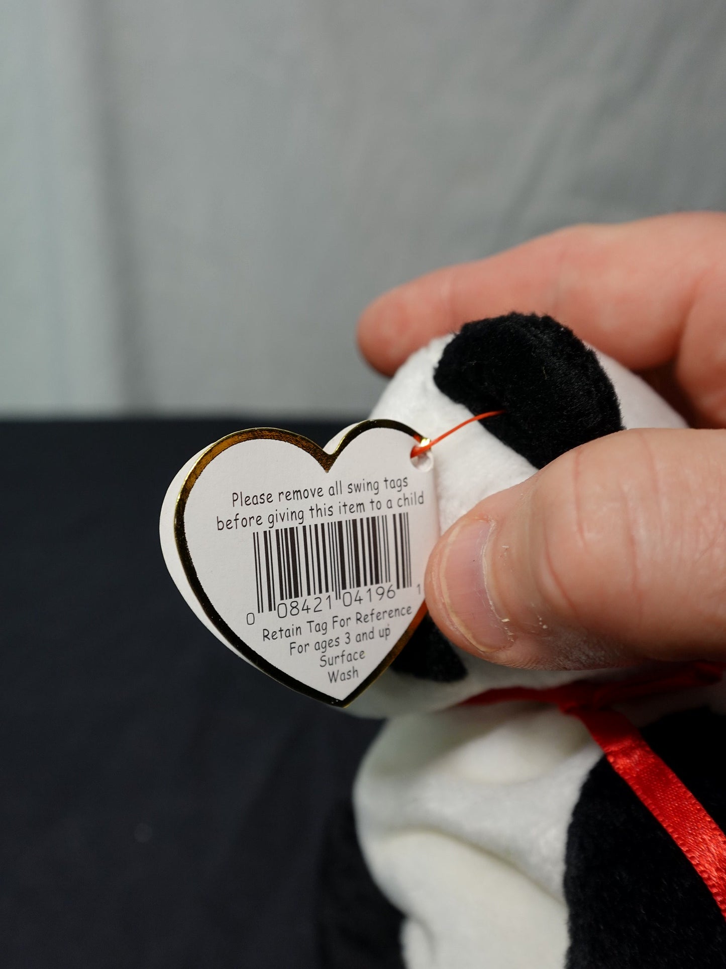 Ty Inc Beanie Babies Fortune Panda Plush Toy