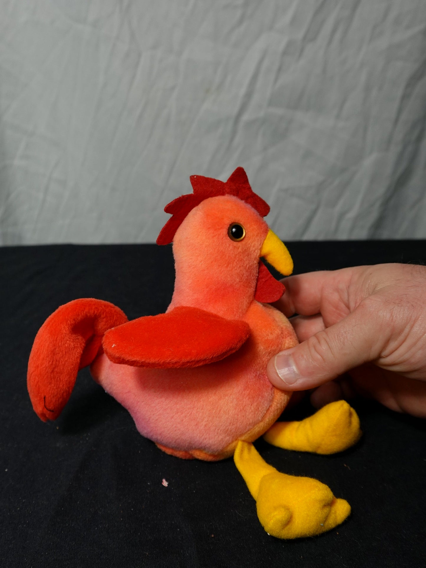 Ty Beanie Baby Strut Rooster Plush Toy
