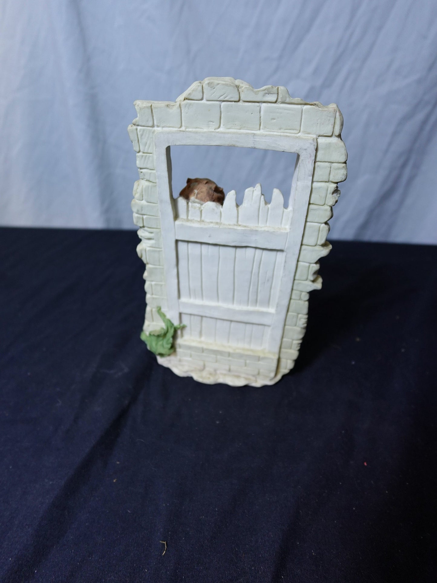 Children Figurine with Cat and Dog - Ceramic