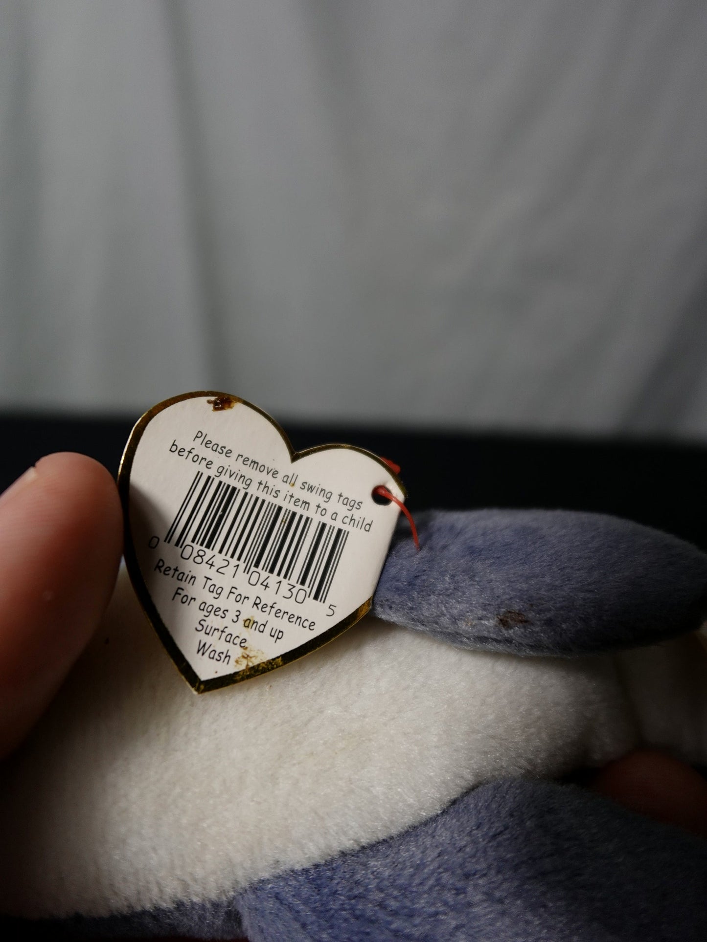 Ty Beanie Babies Crunch Shark Plush Toy