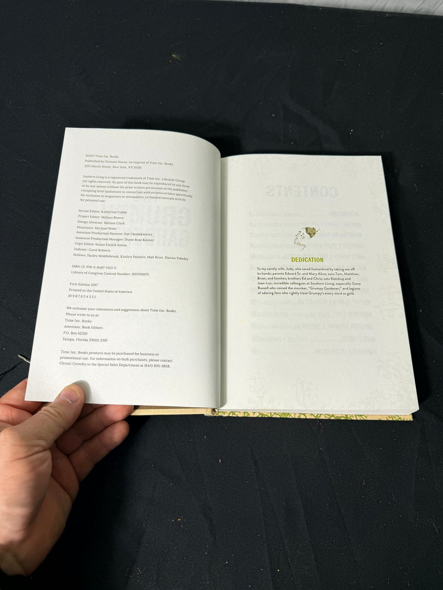 Oxmoor House The Grumpy Gardener Hardcover Book