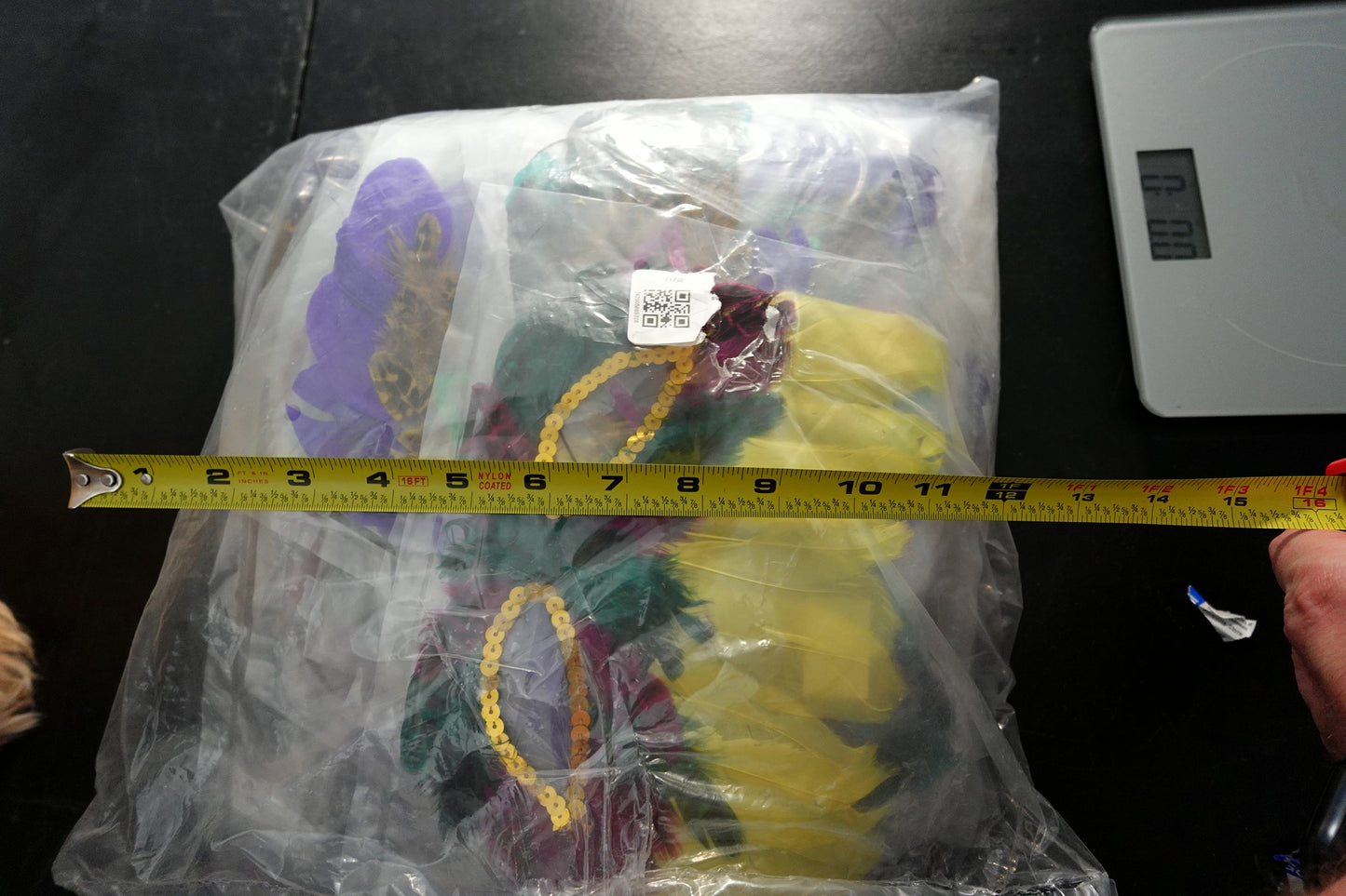Assorted Mardi Gras Masks with Feathers