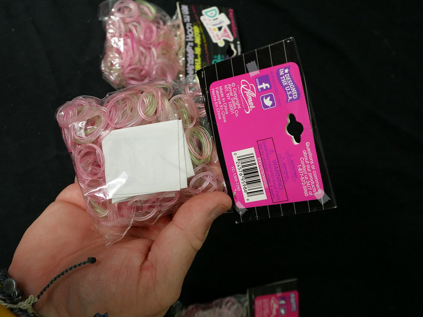 Expressions DIY Glow in the Dark Loom Rubber Bands 300 Count