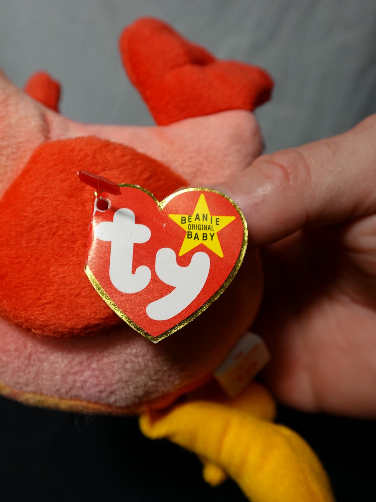 Ty Beanie Baby Strut Rooster Plush Toy