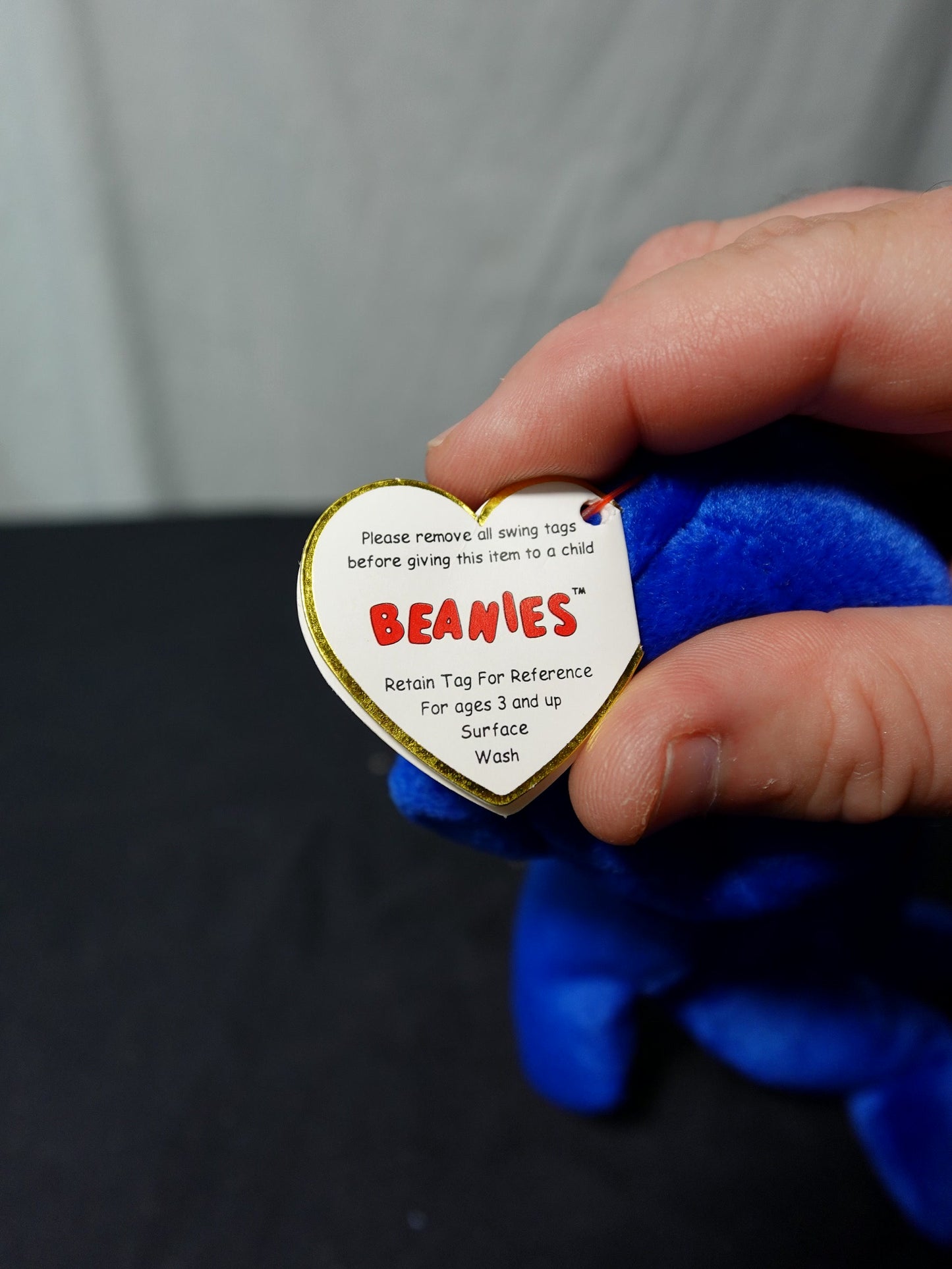 Ty Inc Beanie Babies Clubby Bear Plush Toy