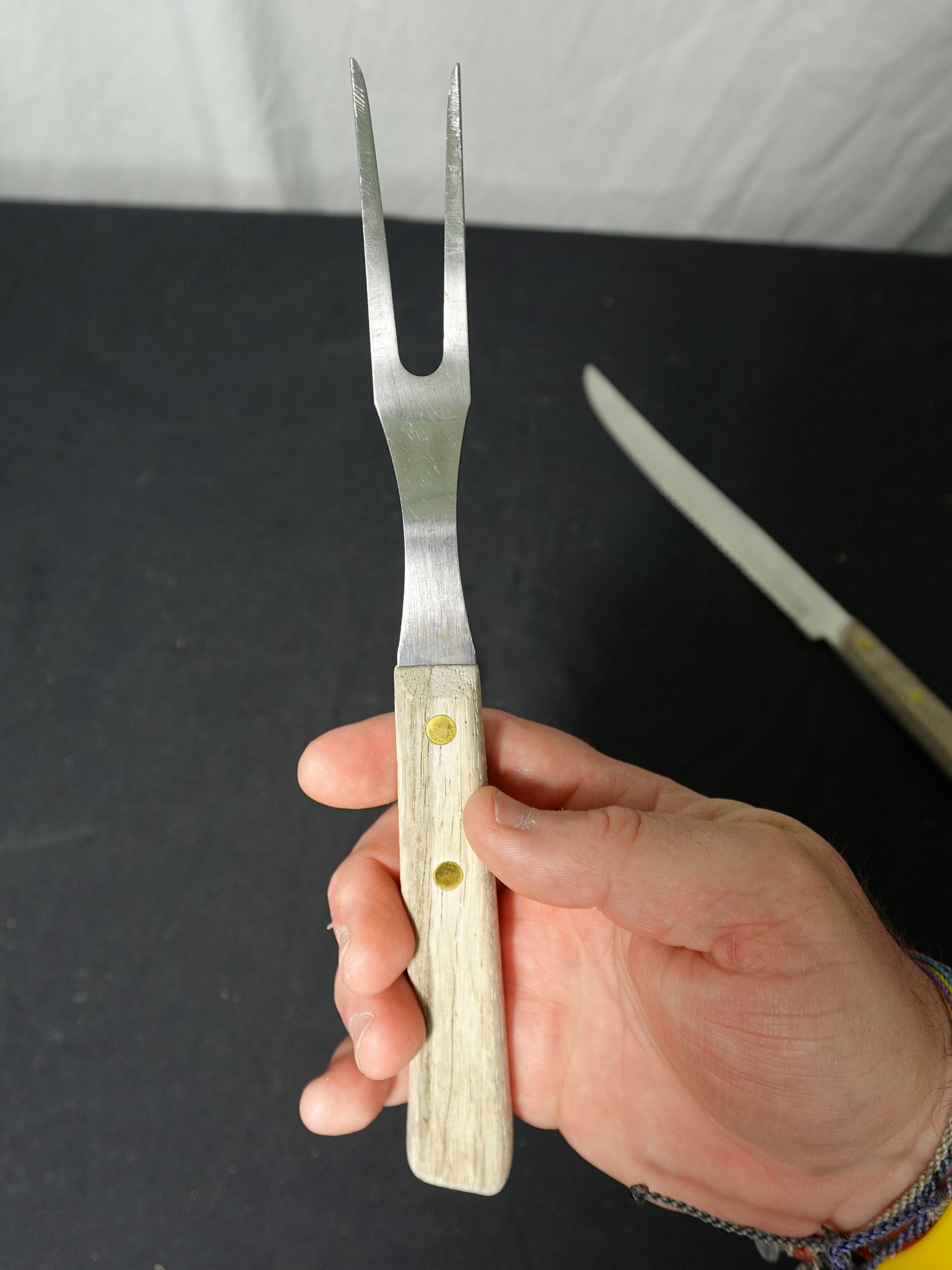 Washington Forge Carving Knife and Fork Set Stainless Steel