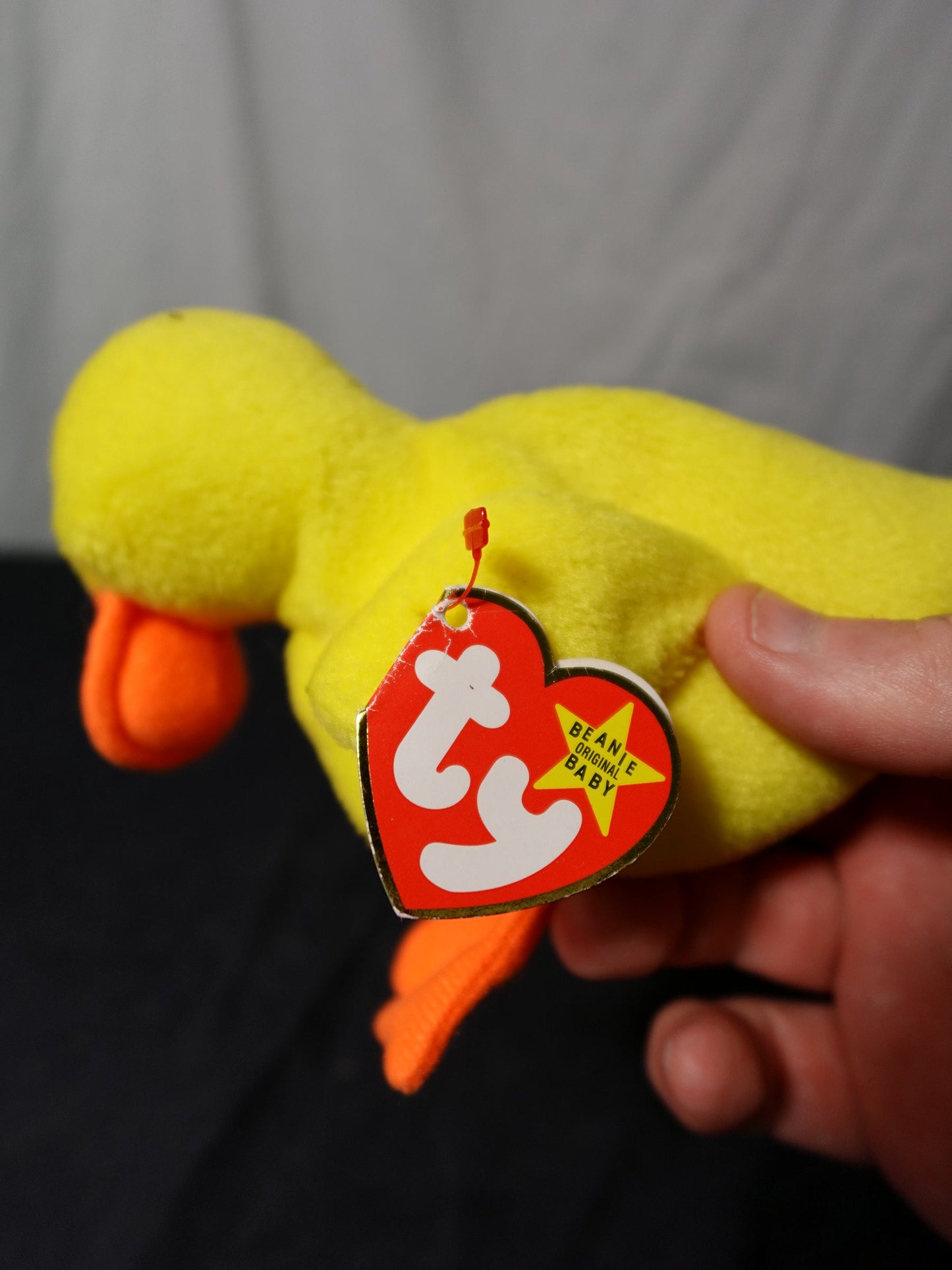 Ty Beanie Babies Quackers Duck Plush Toy