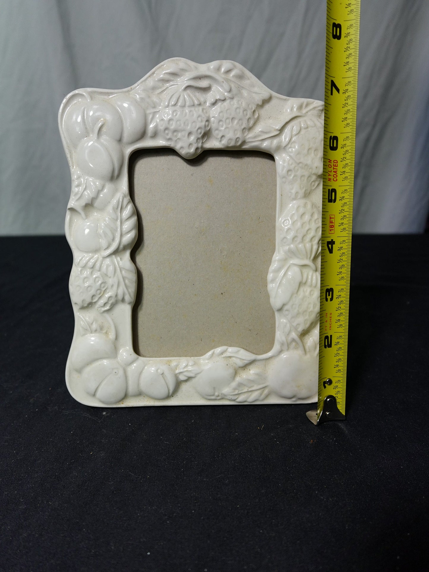 Ceramic Picture Frame with Fruit Design