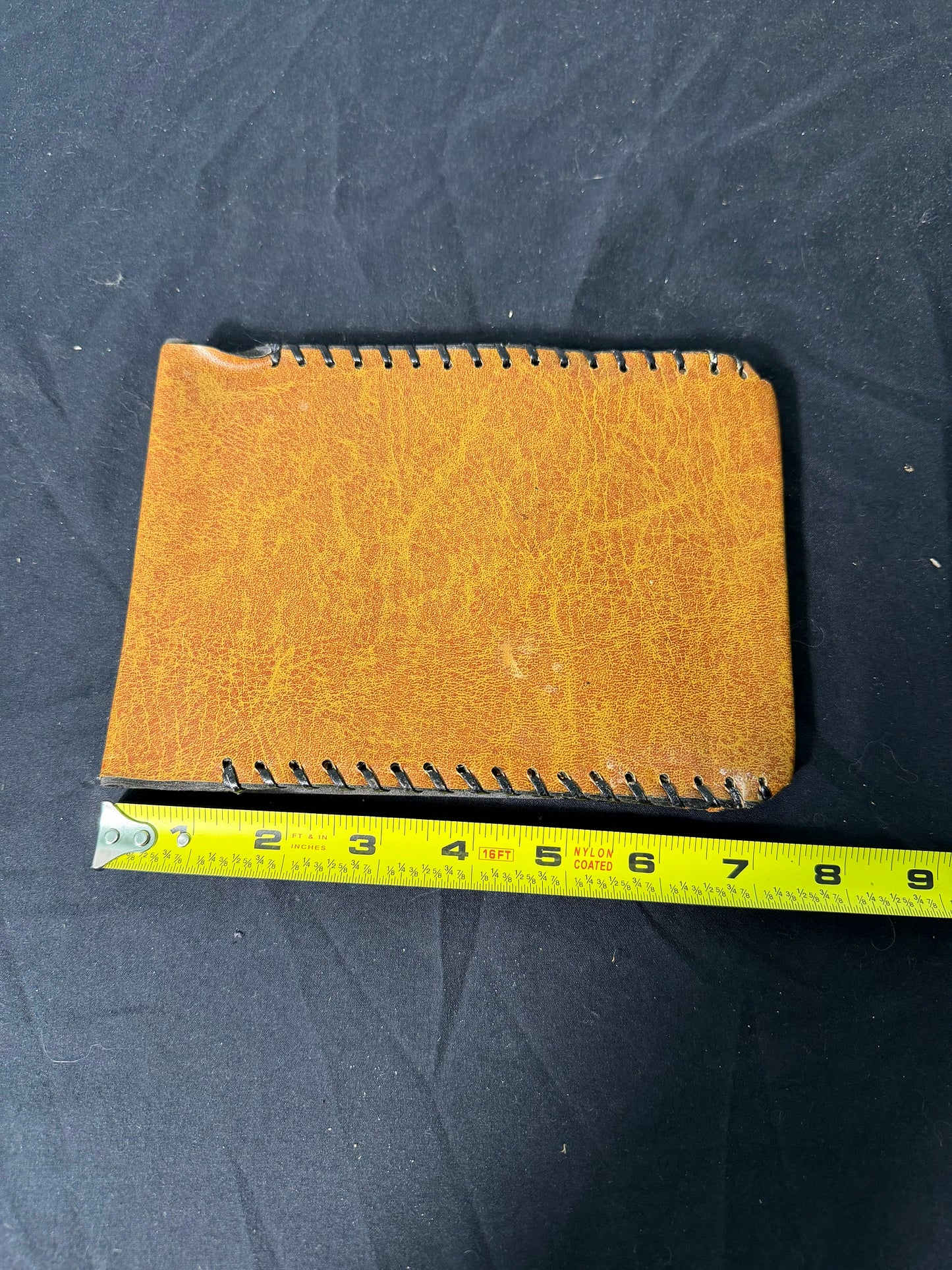 Leather Wallet with Fish Design
