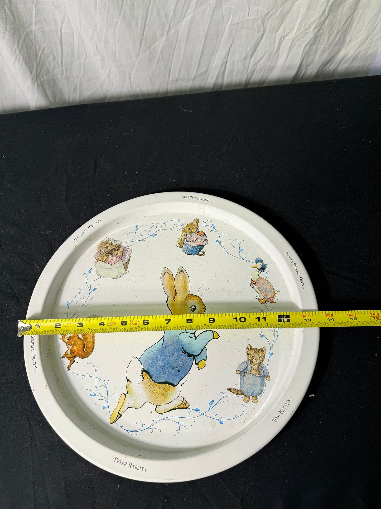 Hunkydory Designs Ltd Peter Rabbit Ceramic Decorative Plate Made in England 10.5 inches