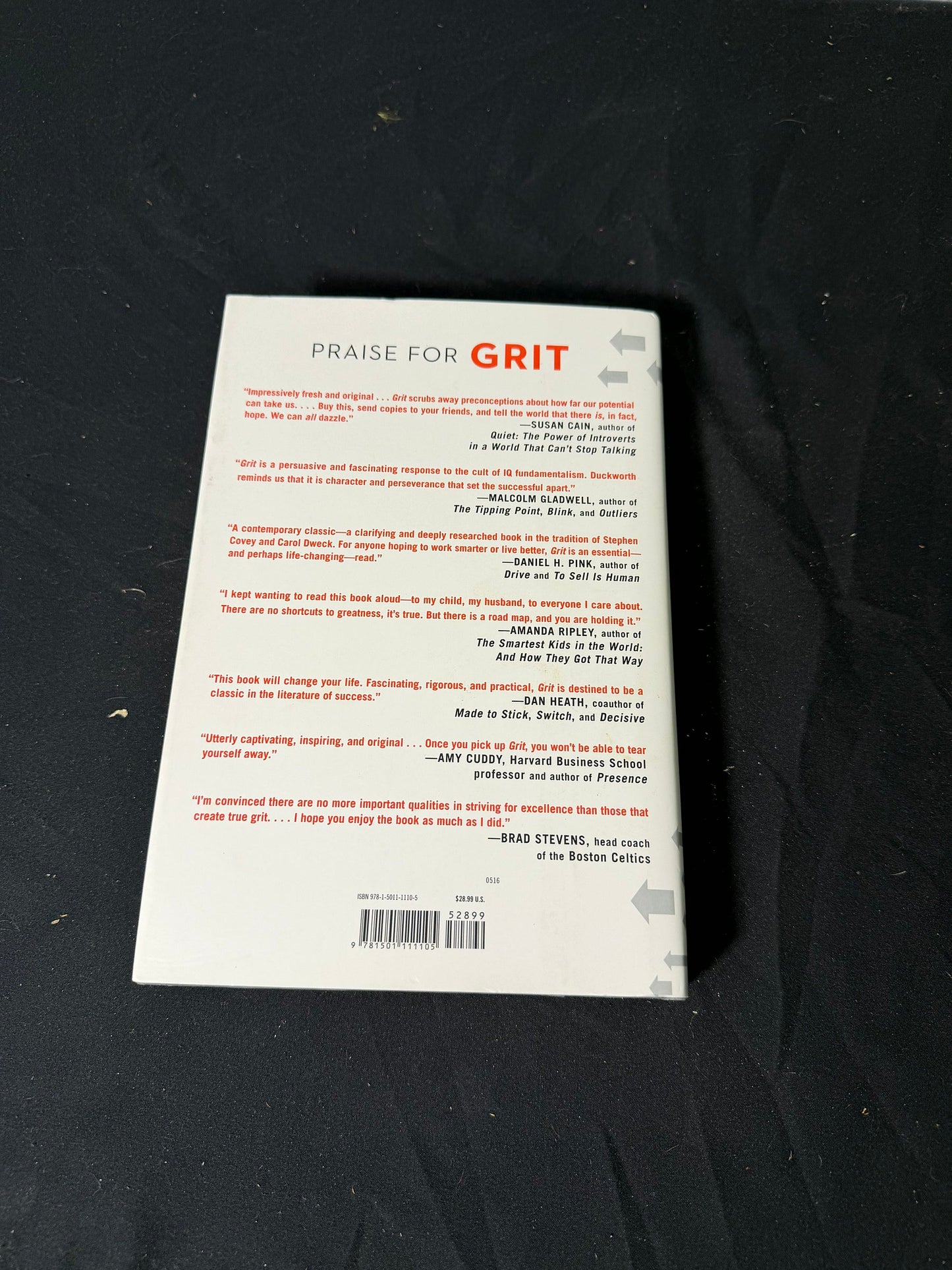 Scribner Grit: The Power of Passion and Perseverance by Paper Hardcover Book